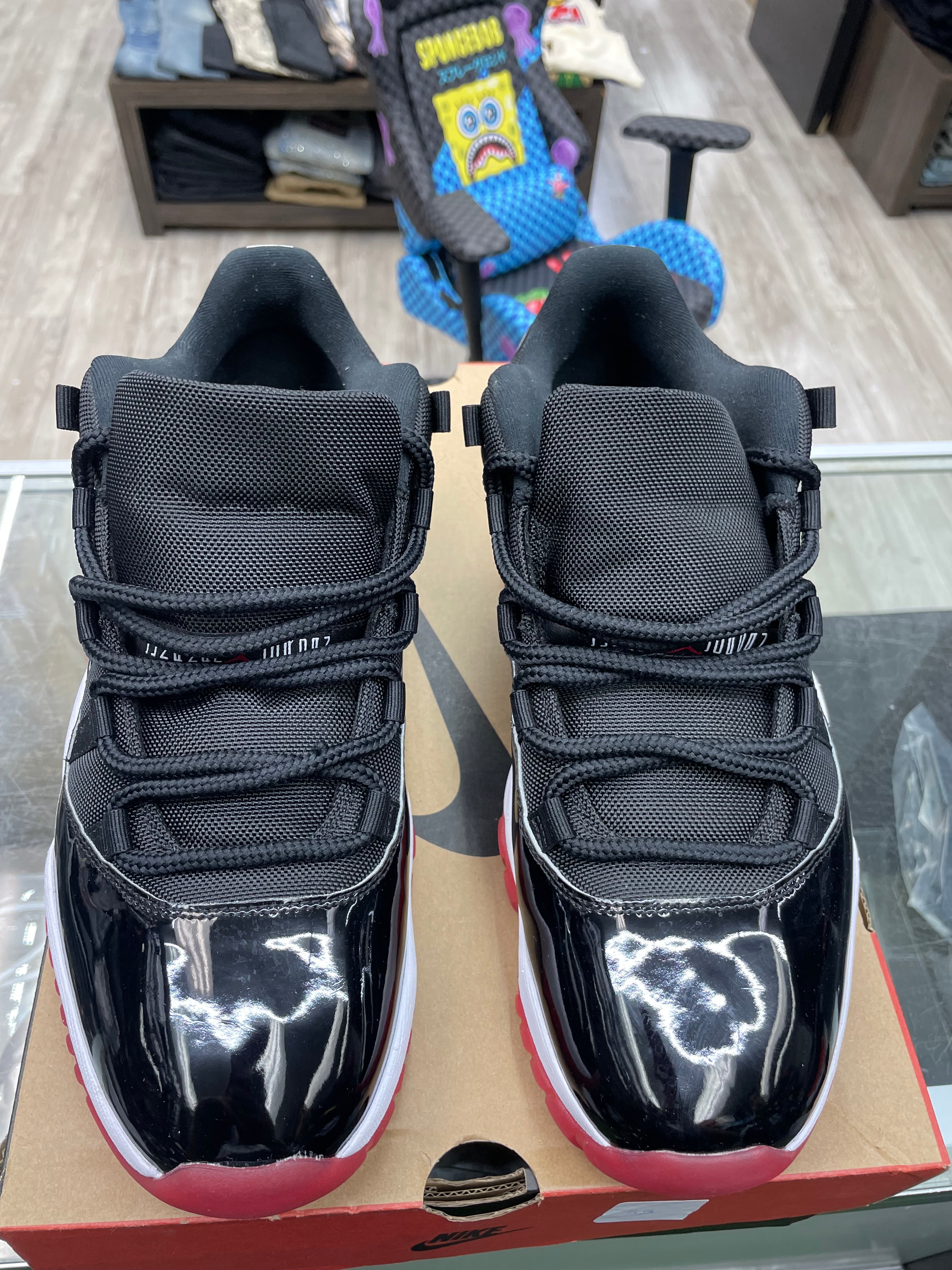Air Jordan Retro 11 Low “Bred” *Size 12 Preowned* (FV5104-006)