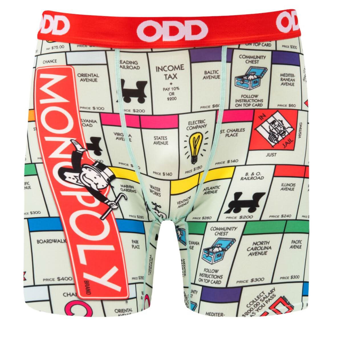Odd Sox “Monopoly Board” Boxer
