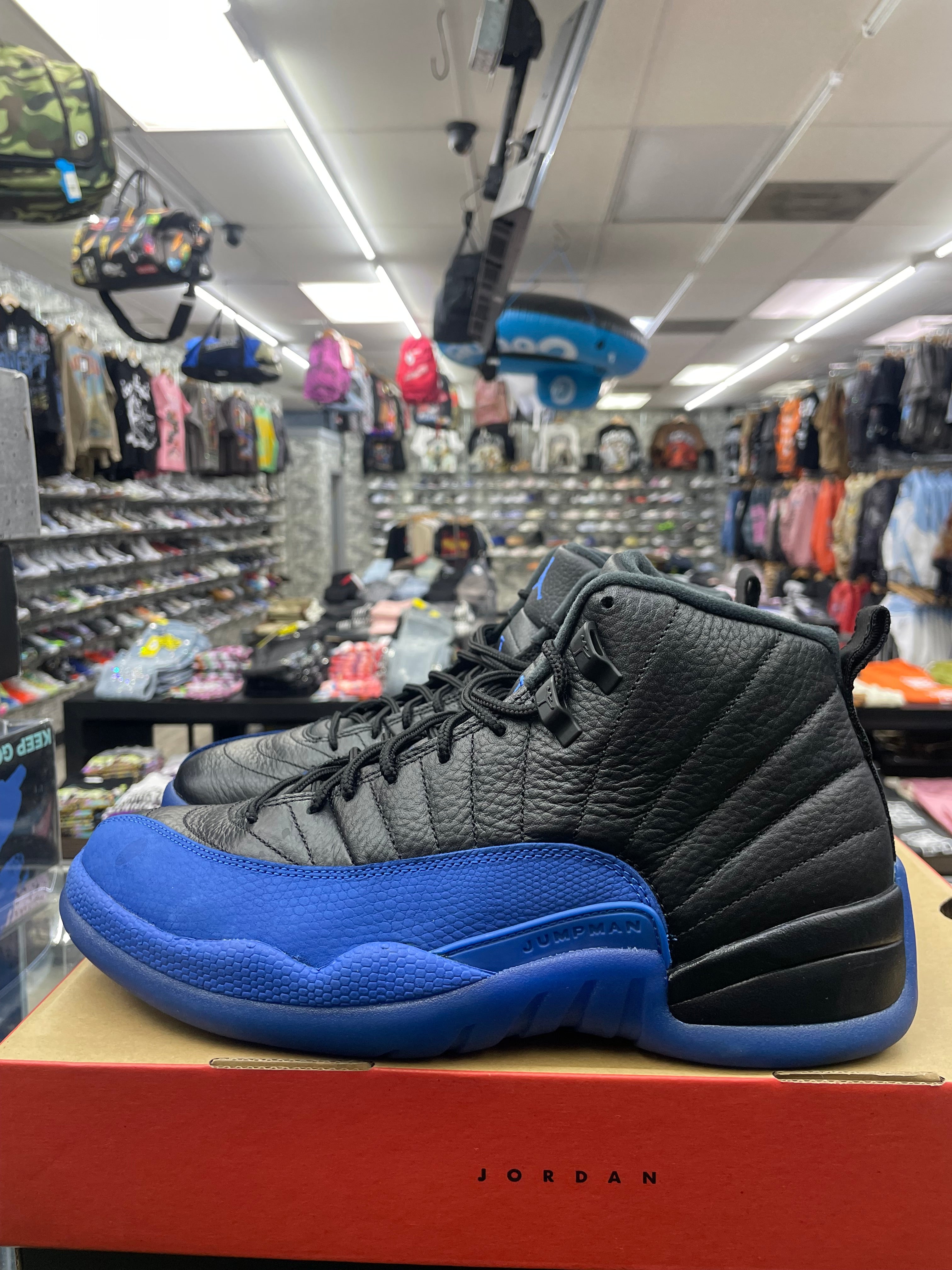 Air Jordan Retro 12 “Black Game Royal” *Size 10 Preowned*