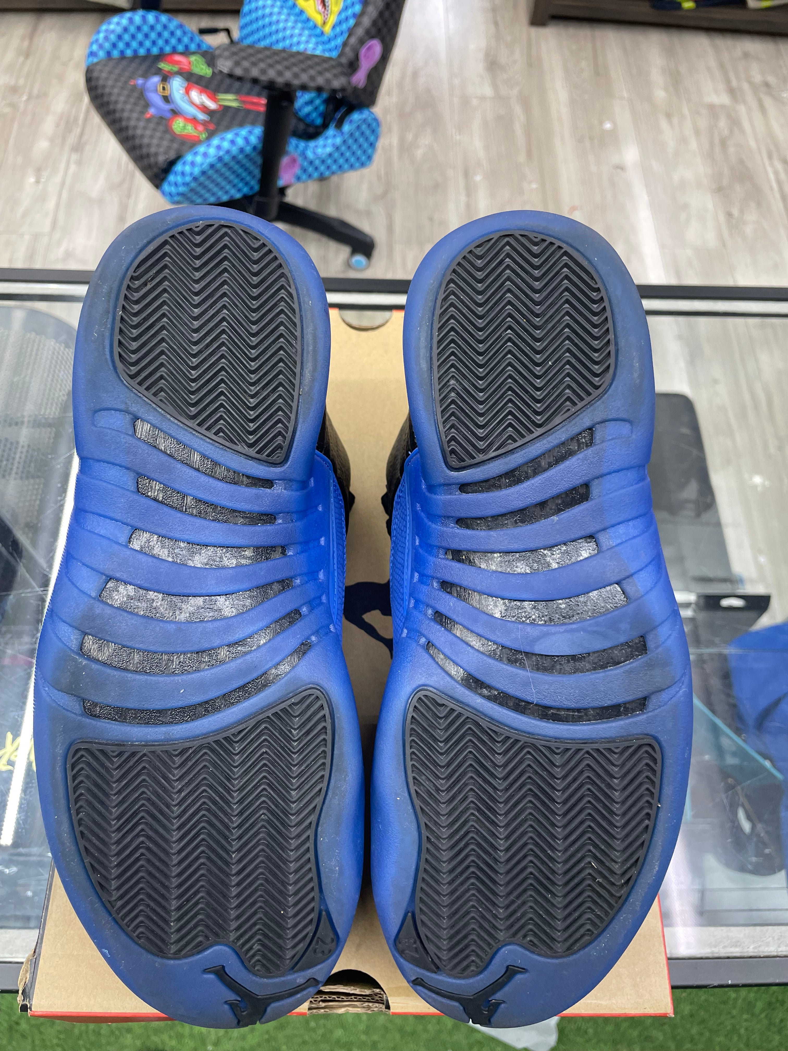 Air Jordan Retro 12 “Black Game Royal” *Size 10 Preowned*