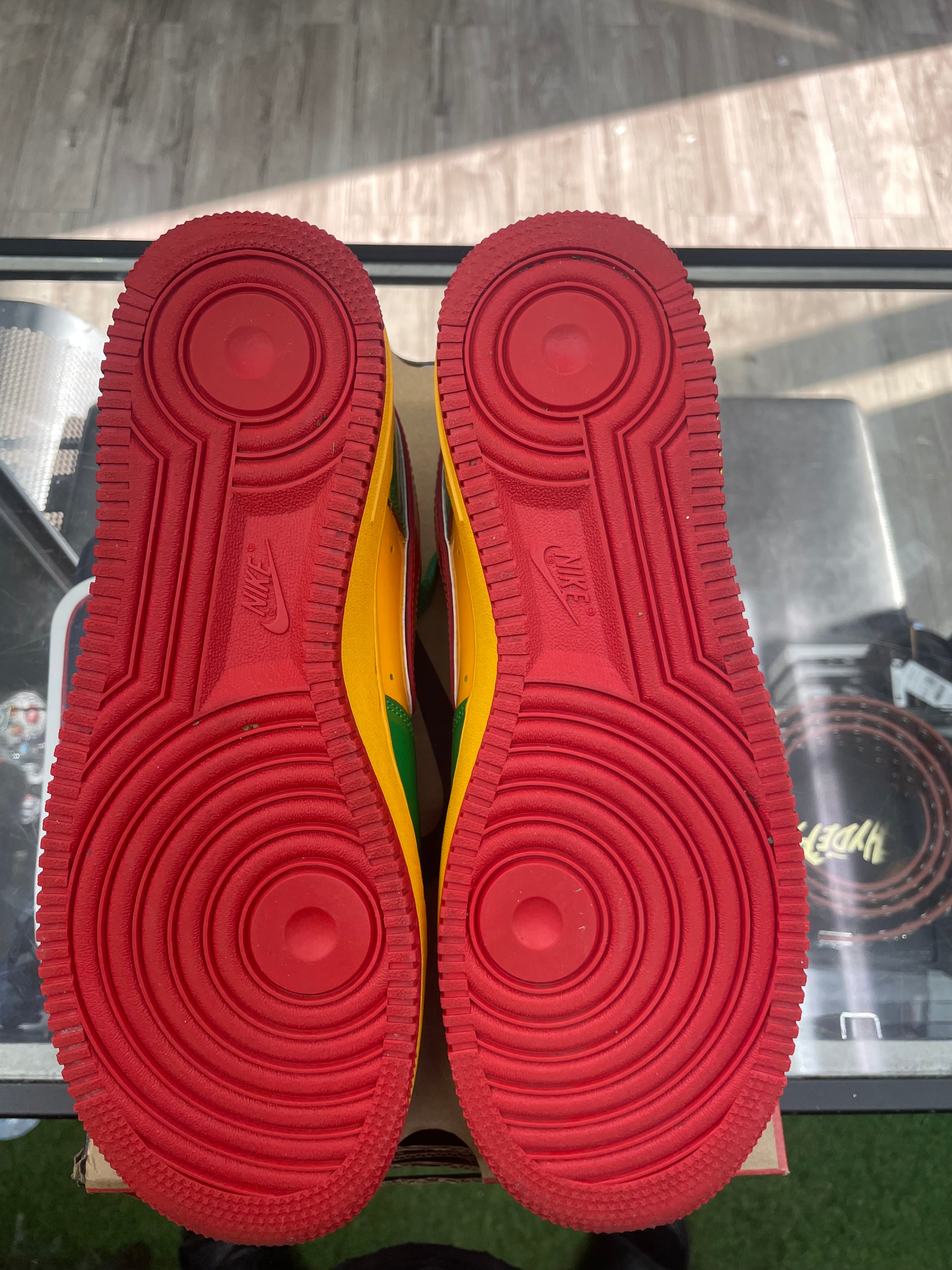 Nike Air Force 1 Low “Lil Yachtt Concrete Boys Lucky Green” *Size 10.5 Preowned* Worn One Time