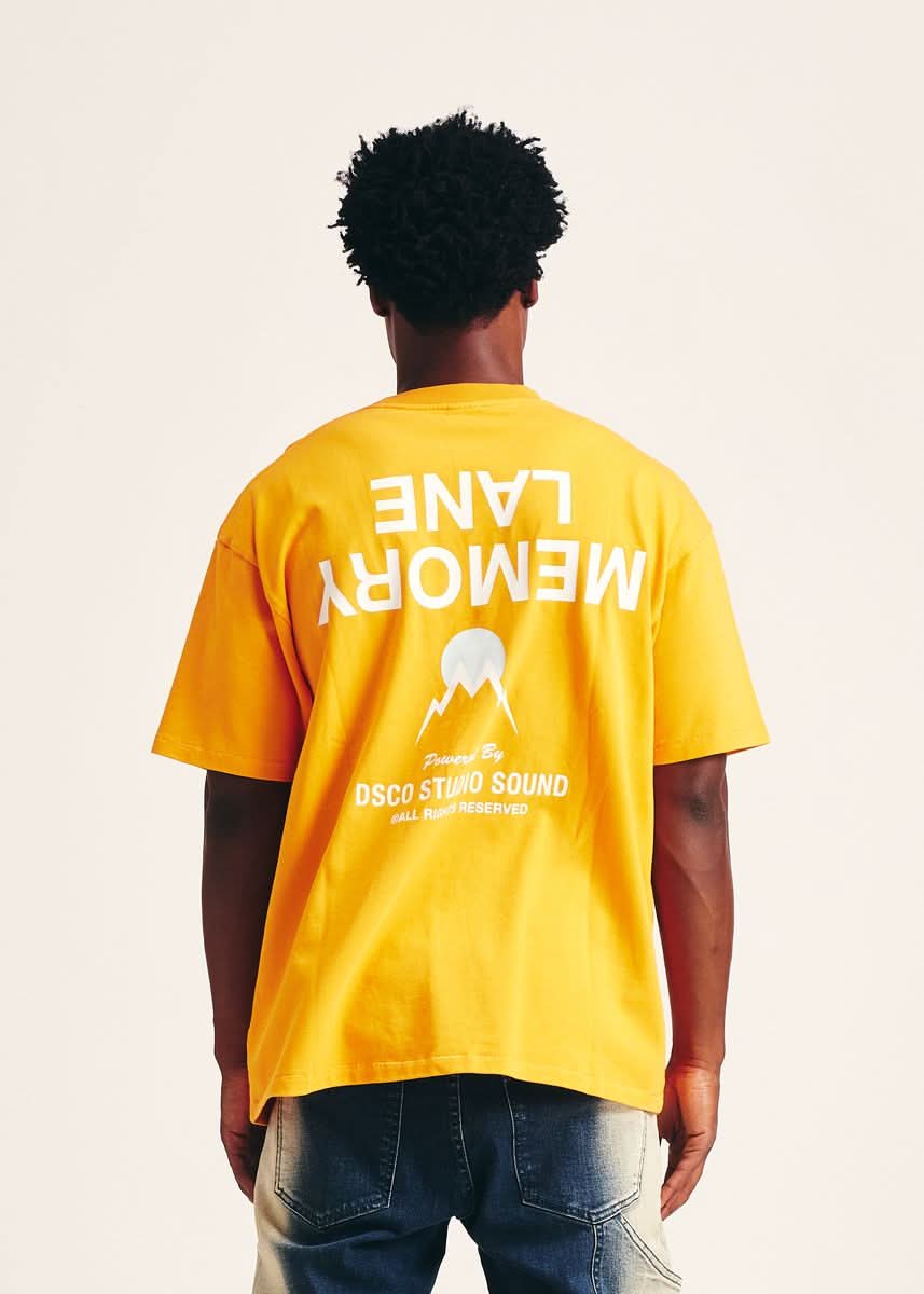 Memory Lane “Moss” Tee (Sunflower)