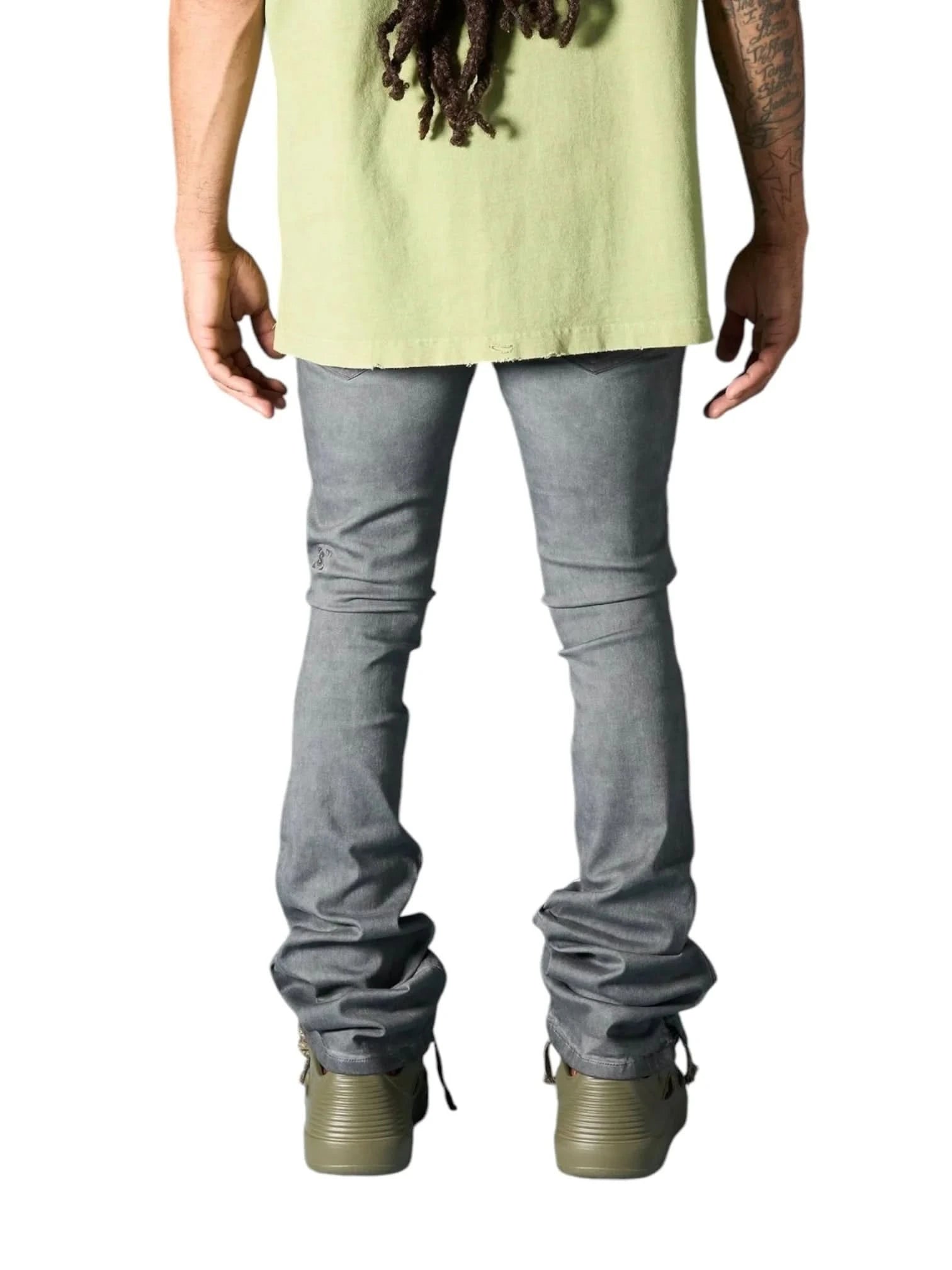 Serenede "Lead" Stacked Jeans