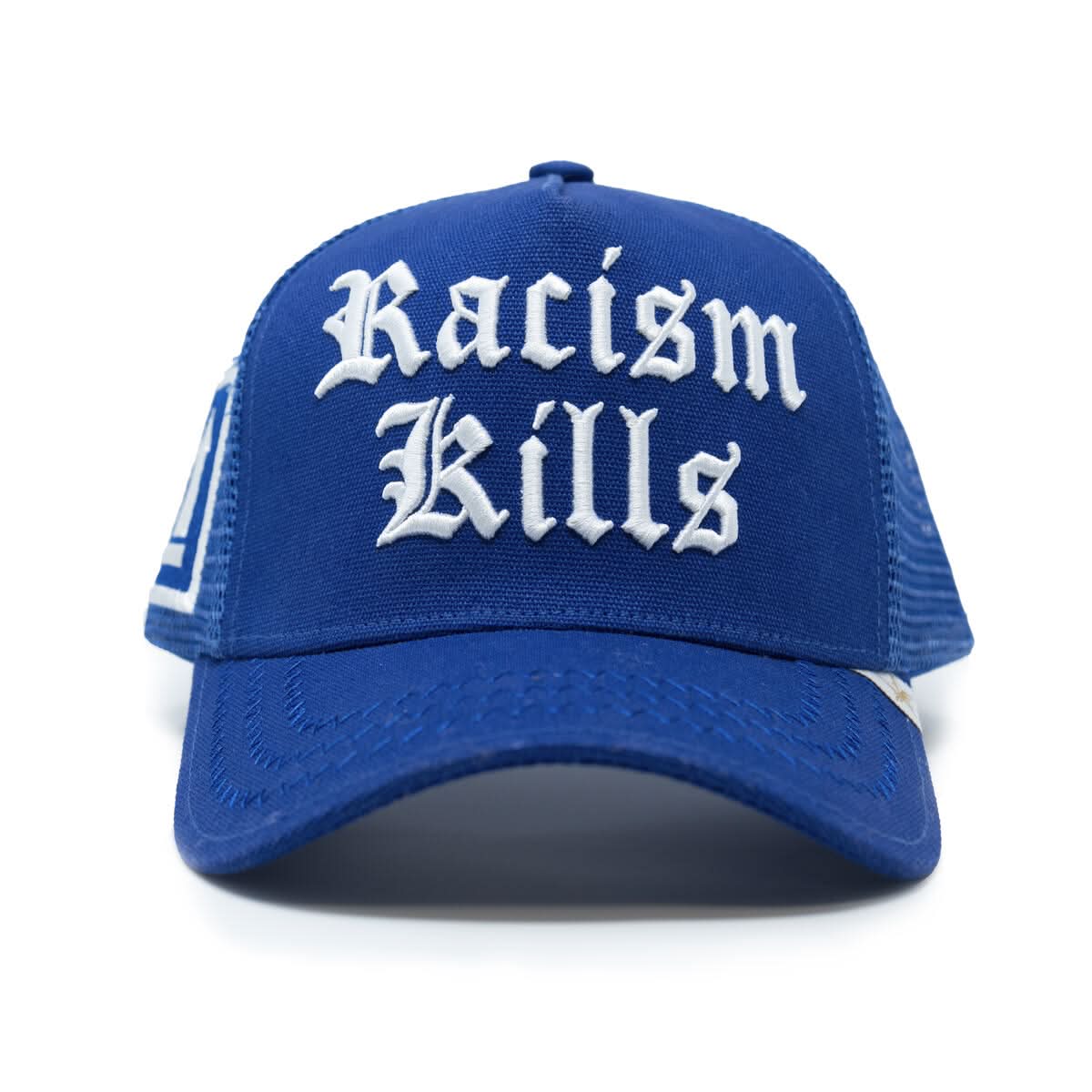 Gold Star “Racism Kills ” Hat (Blue)