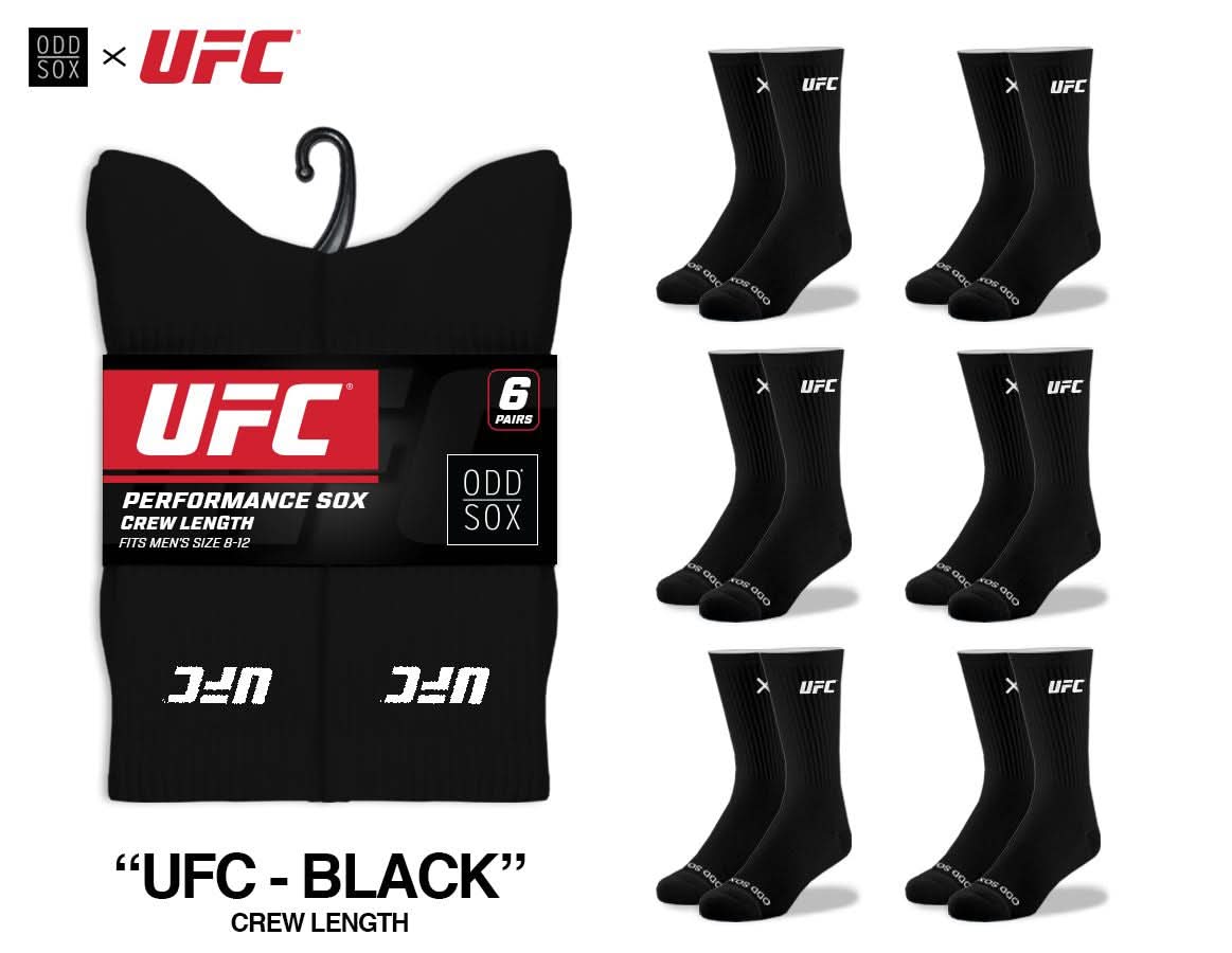 Odd Sox “UFC” Black Socks