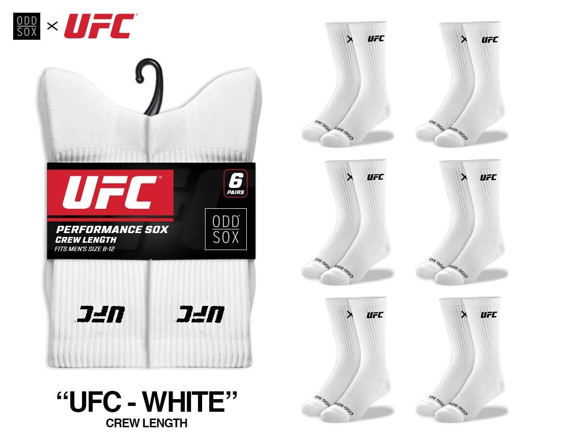 Odd Sox “UFC” White Socks