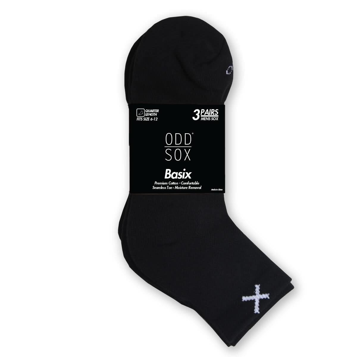 Odd Sox “Quarter” Black