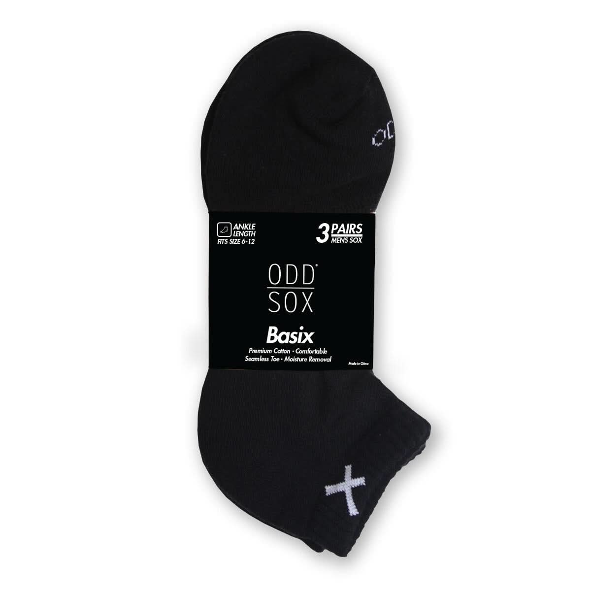 Odd Sox “Ankle” Black