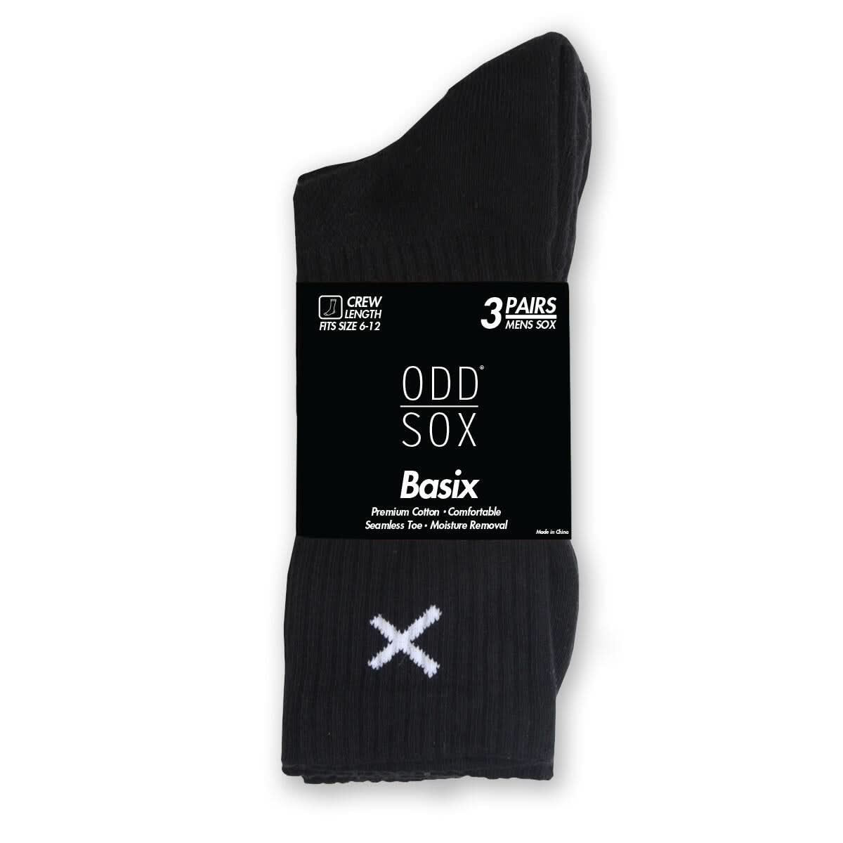 Odd Sox “Crew” Black