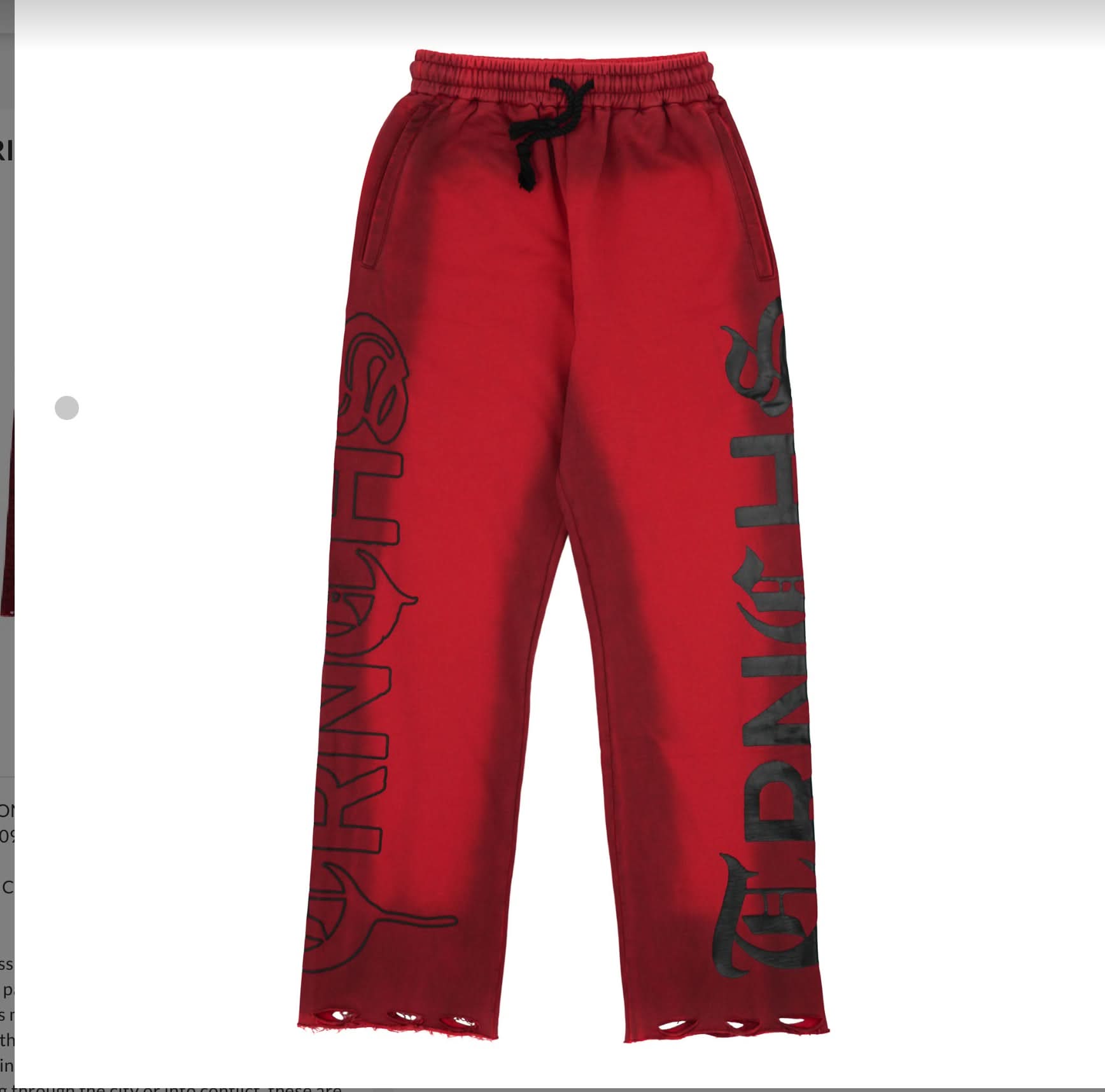 Trnchs “Crimson Red” Sweatpants