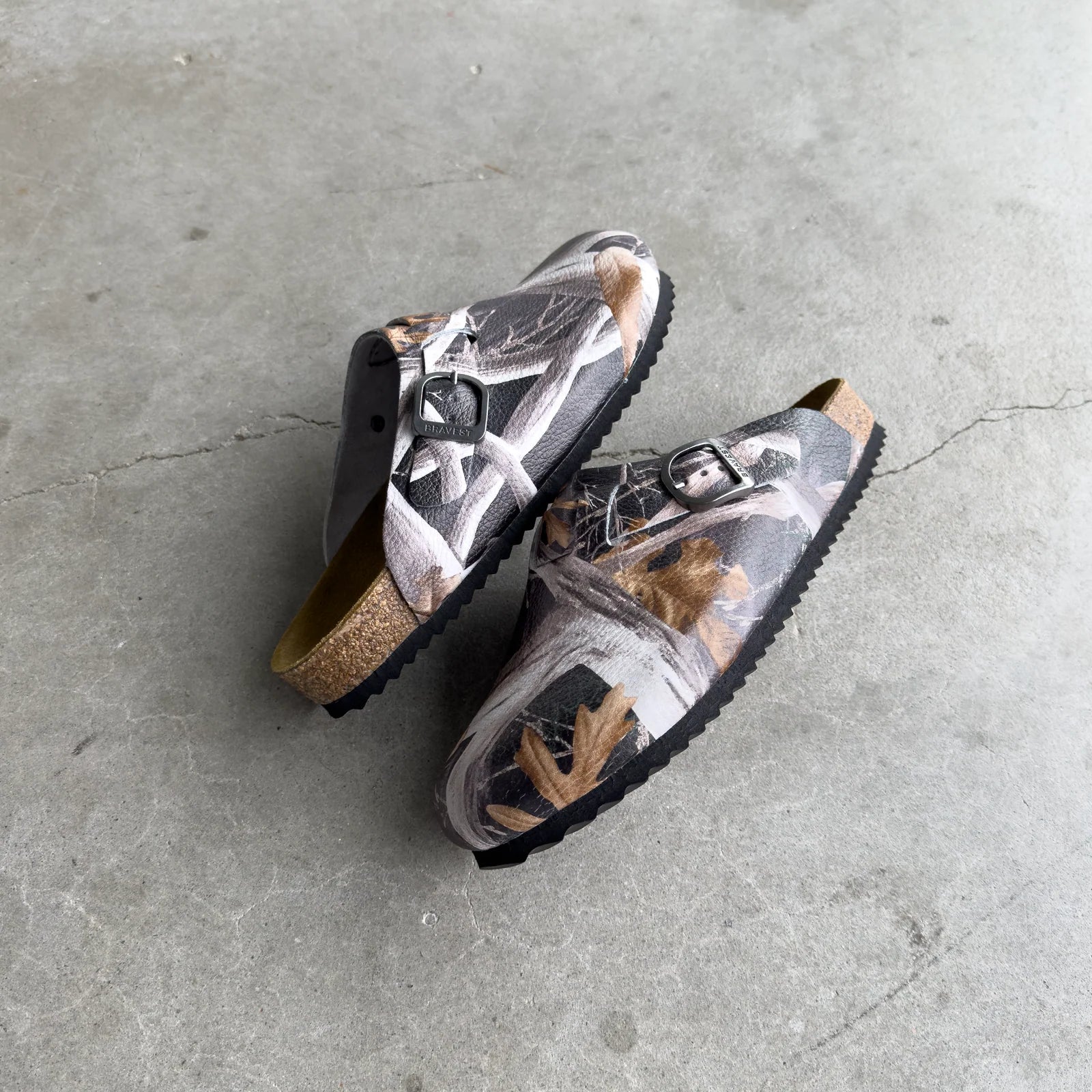 Bravest Studio “Tree Camo Clog” (Black)