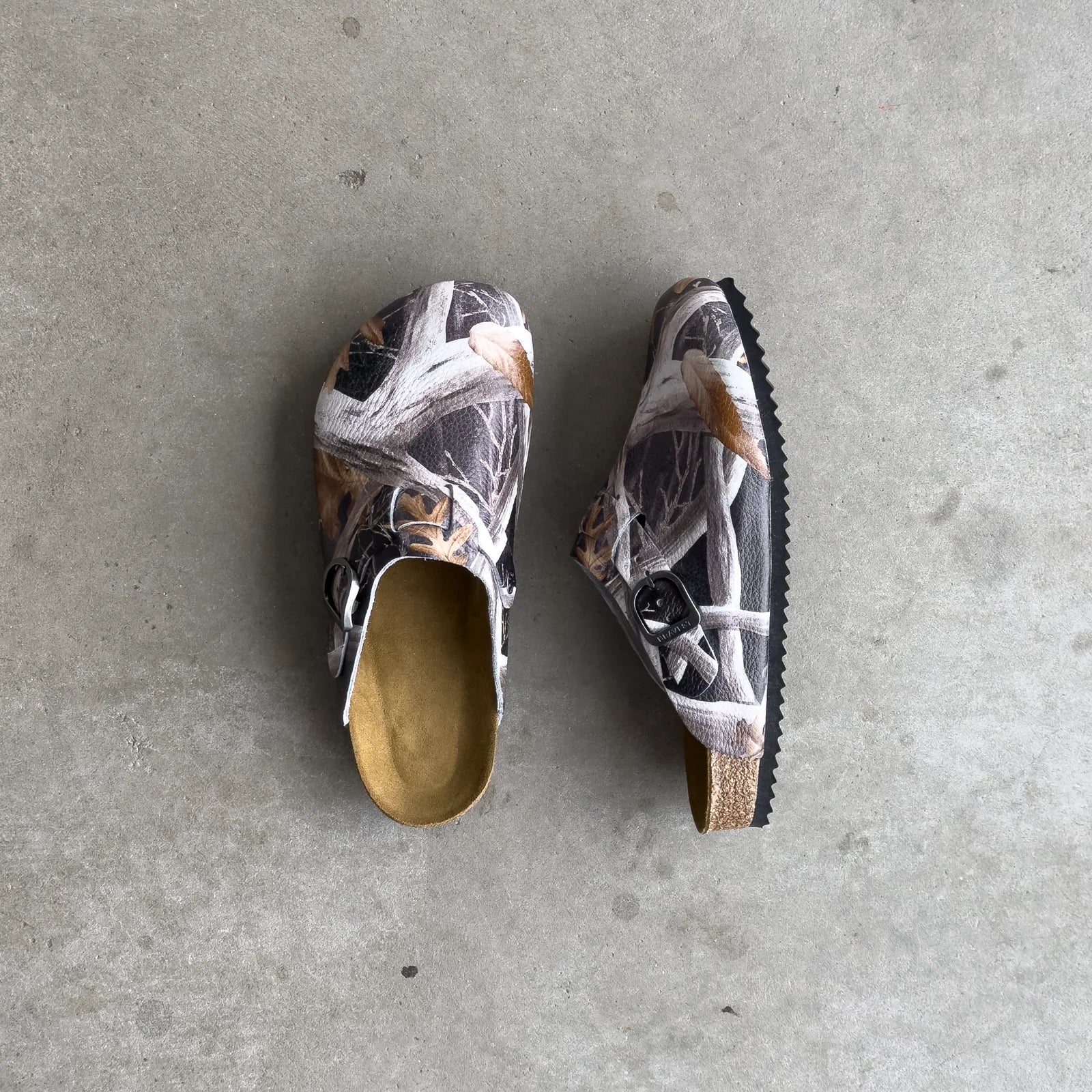 Bravest Studio “Tree Camo Clog” (Black)