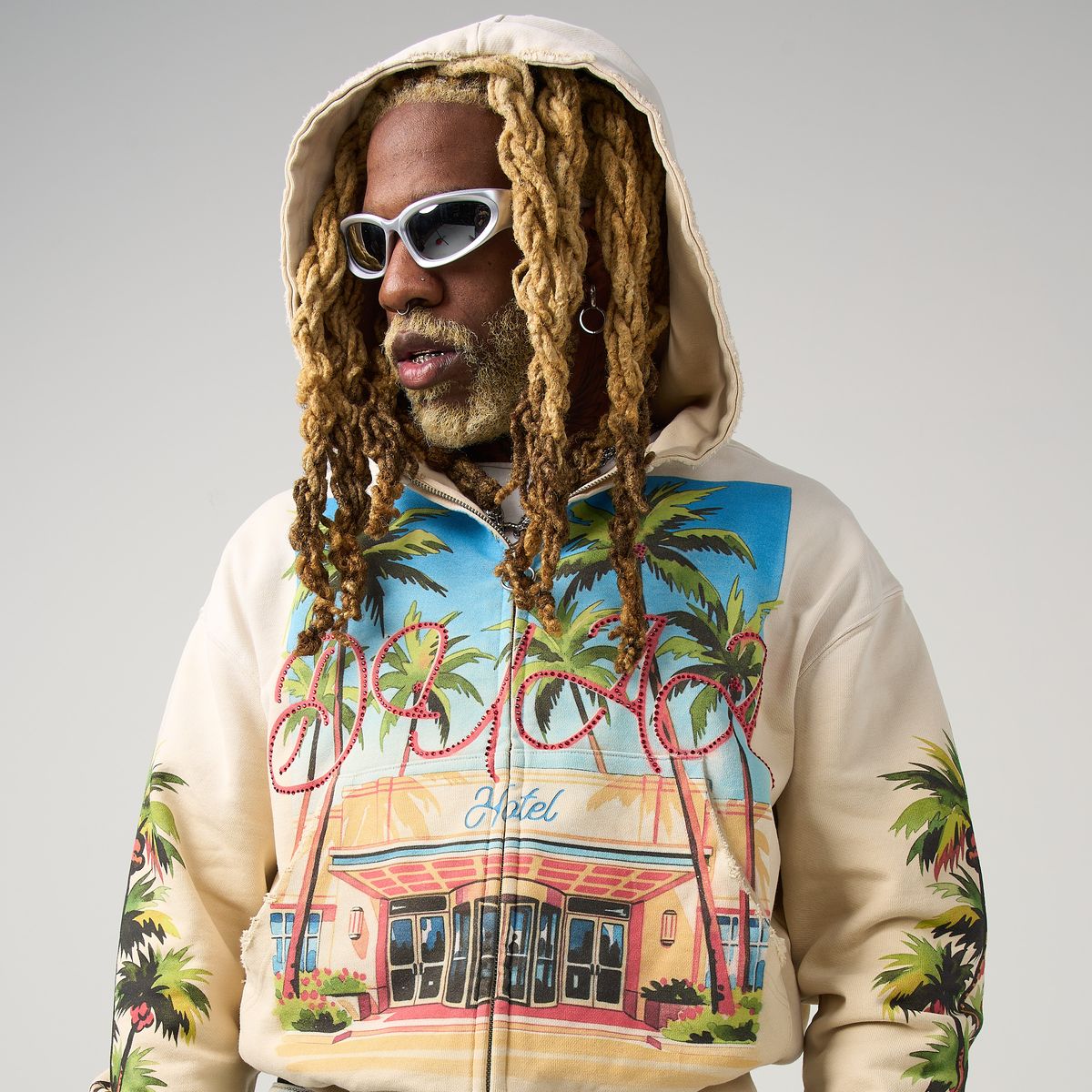 Duaa “Stay” Zip-Up Hoodie