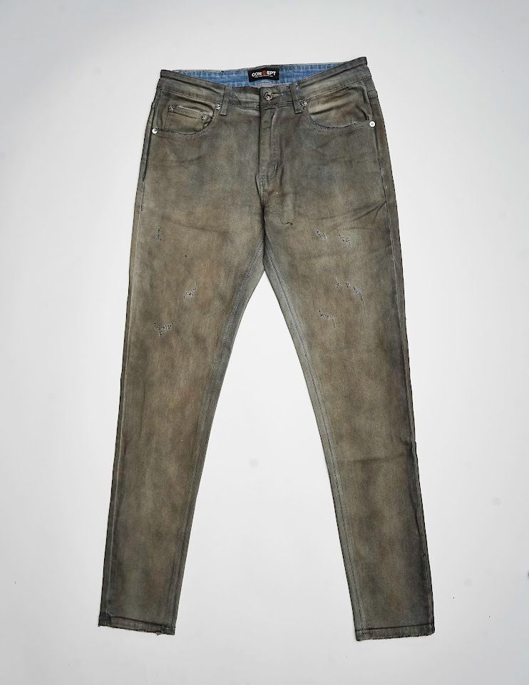 Concept La “Burke” Oil Spill jeans