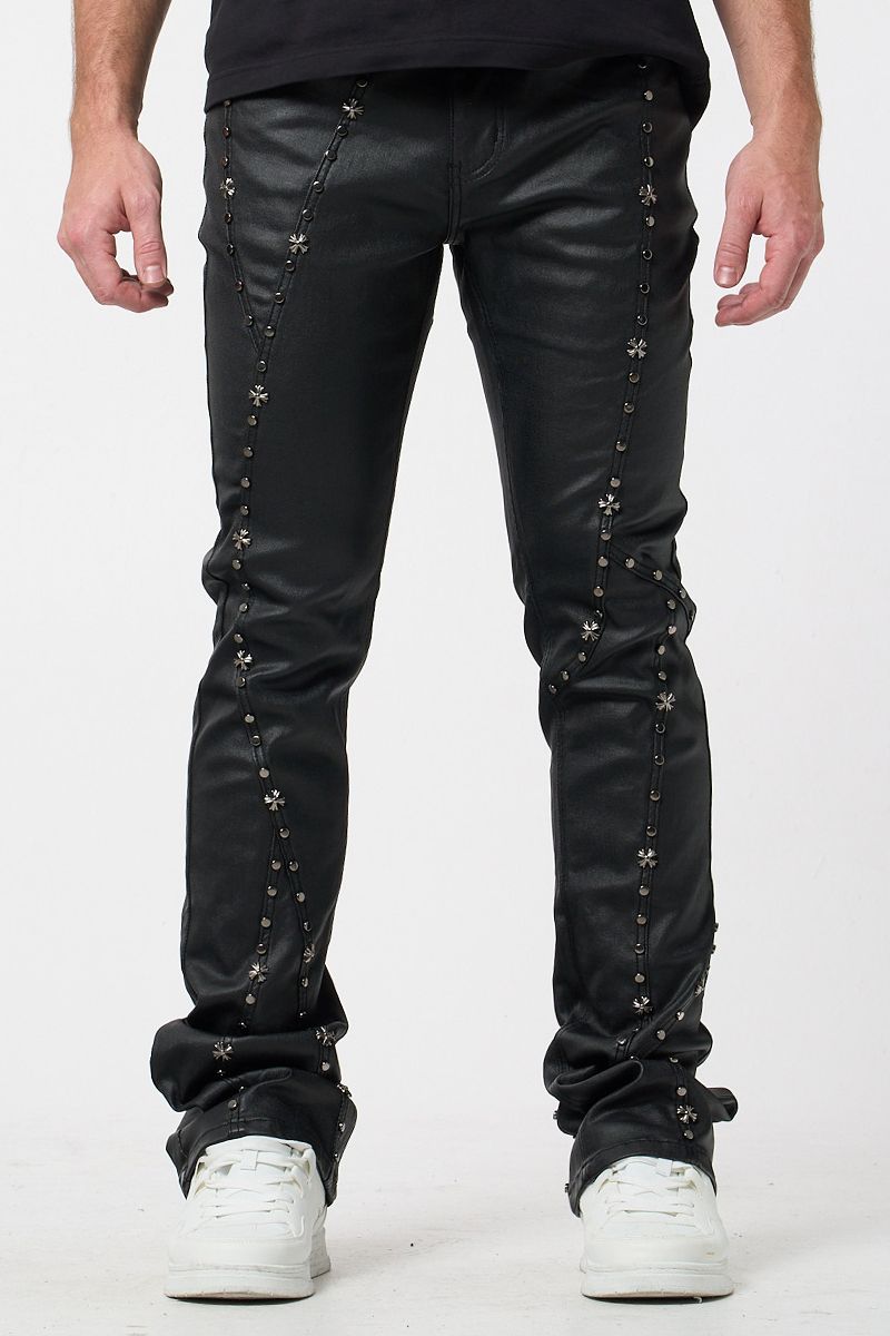 Waimea “Waxed” Stacked Jeans