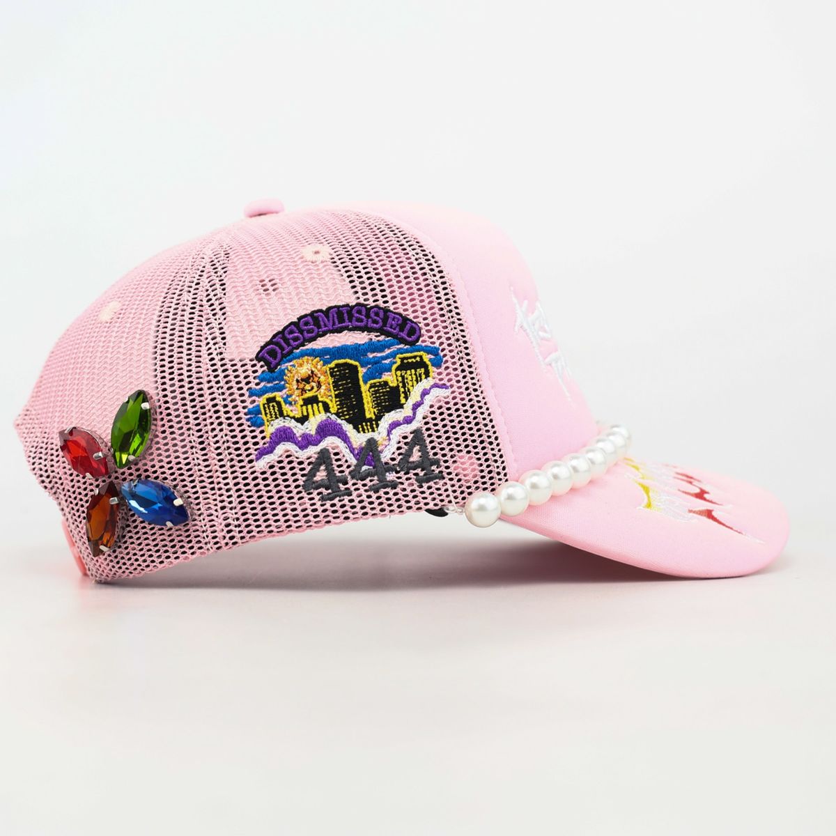 Dismissed “Trouble” Trucker Hat (Pink)
