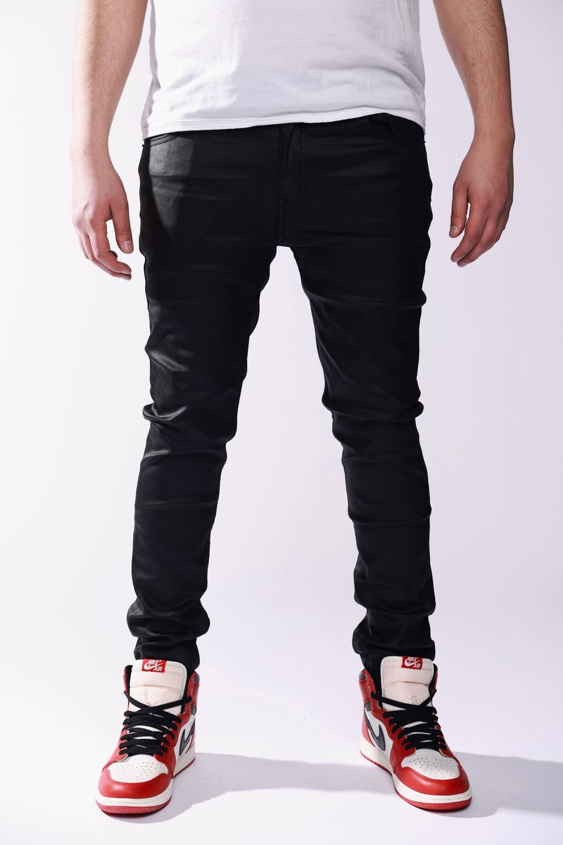 Pali Denim “Jet Black Wax” Jeans
