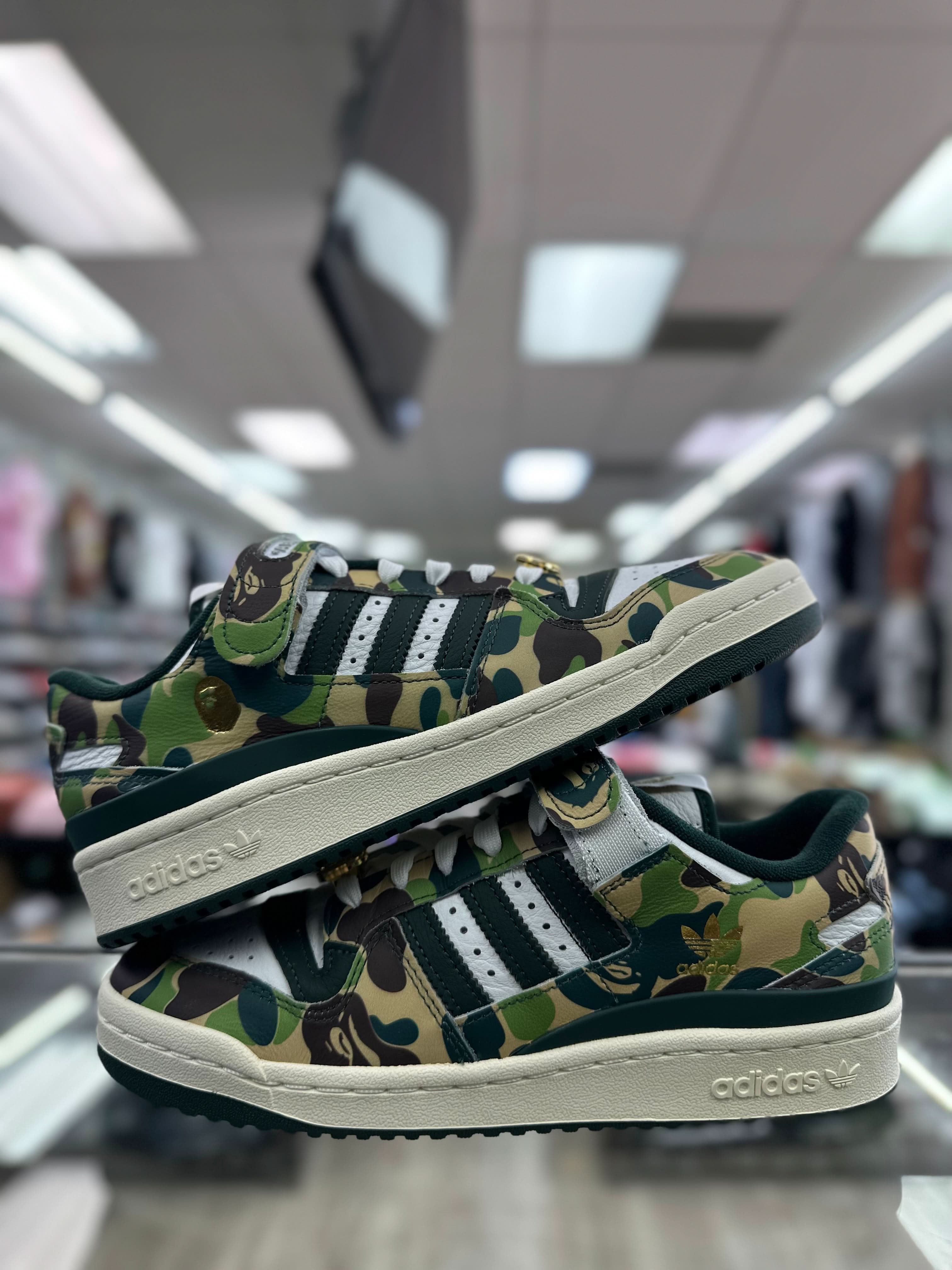 Adidas Forum 84 Low “Bape 30th Anniversary Green Camo”