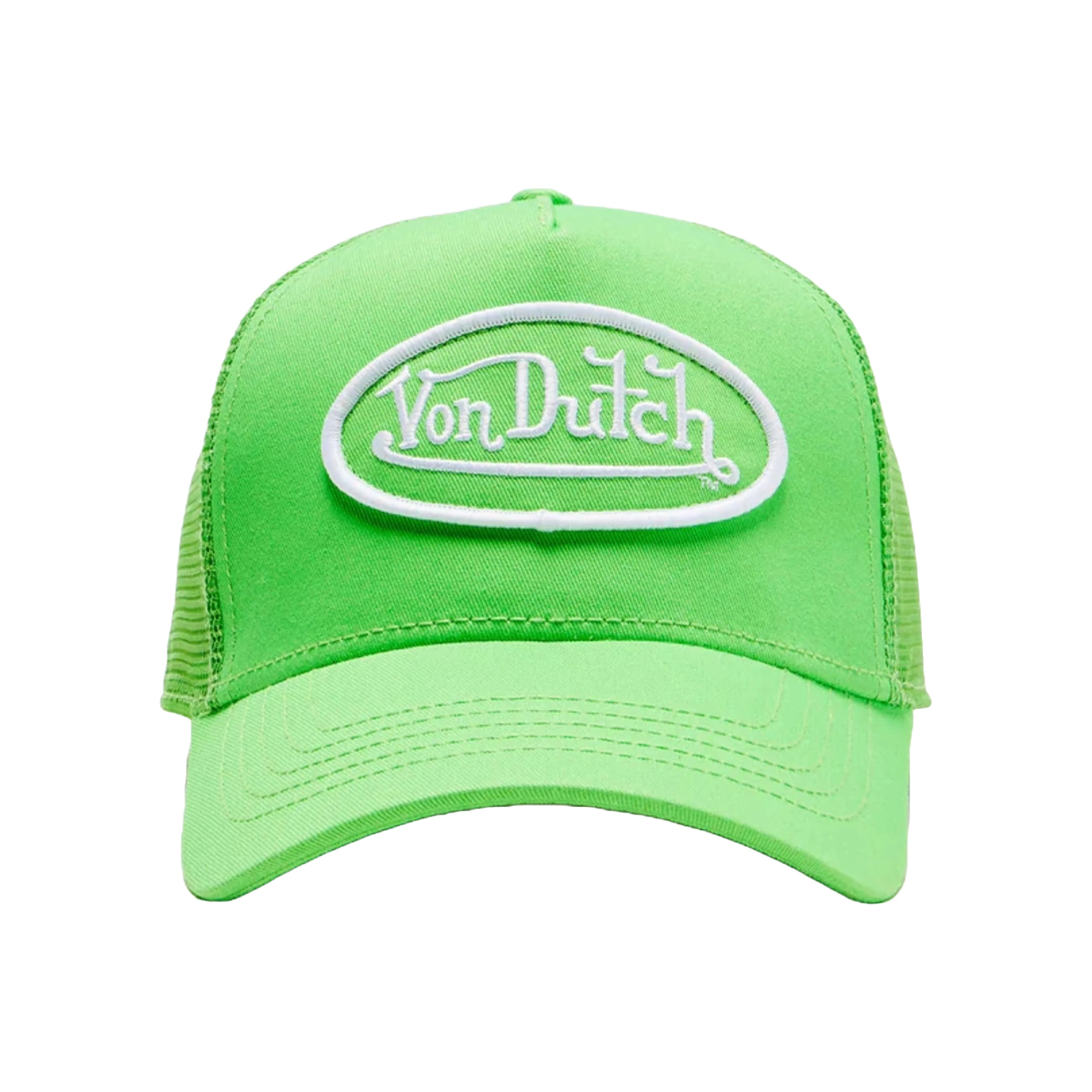 Von Dutch "Bright Green 321" Trucker Hat