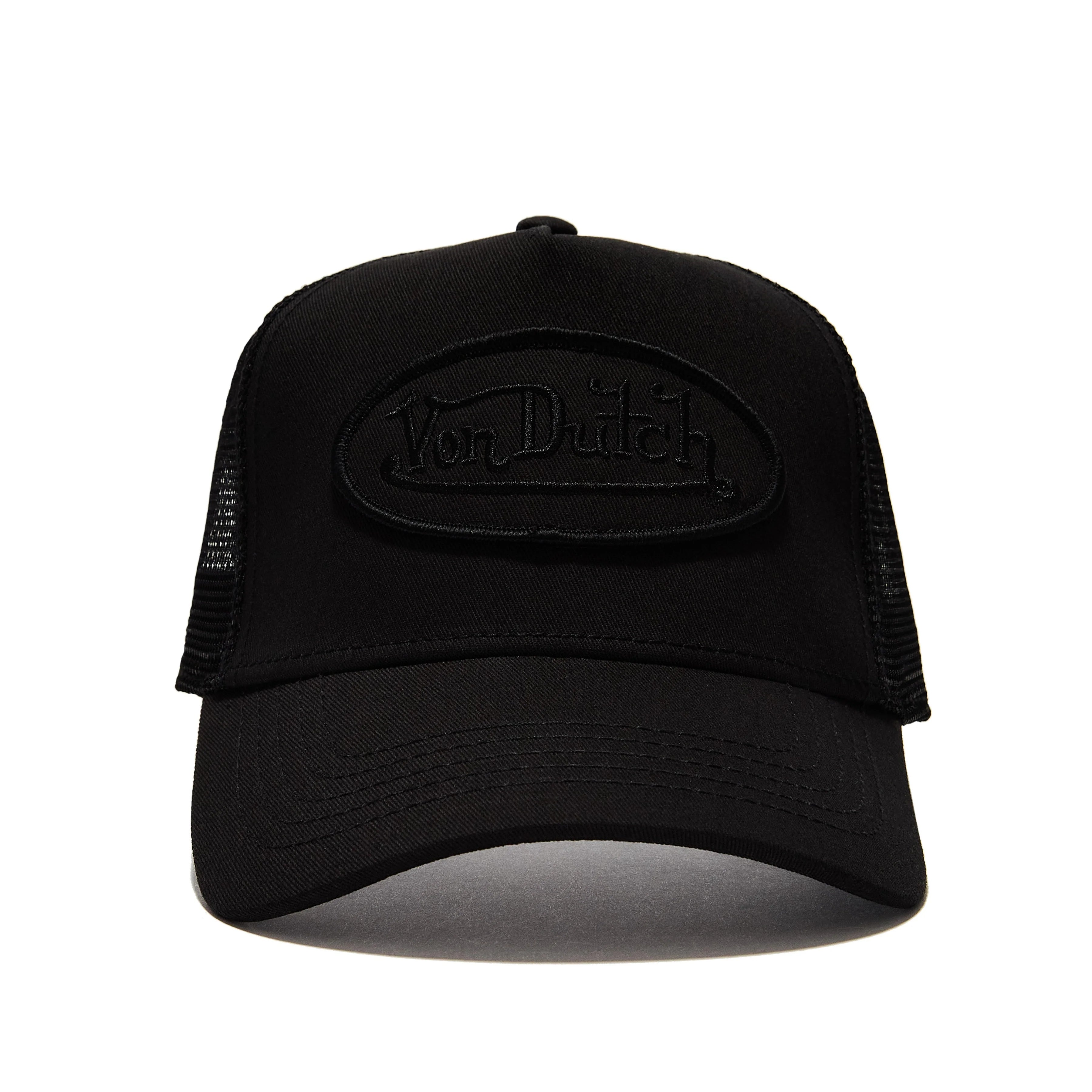 Von Dutch "Triple Black Trucker Hat"