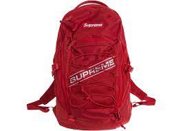 Supreme "Logo Backpack" (Red)