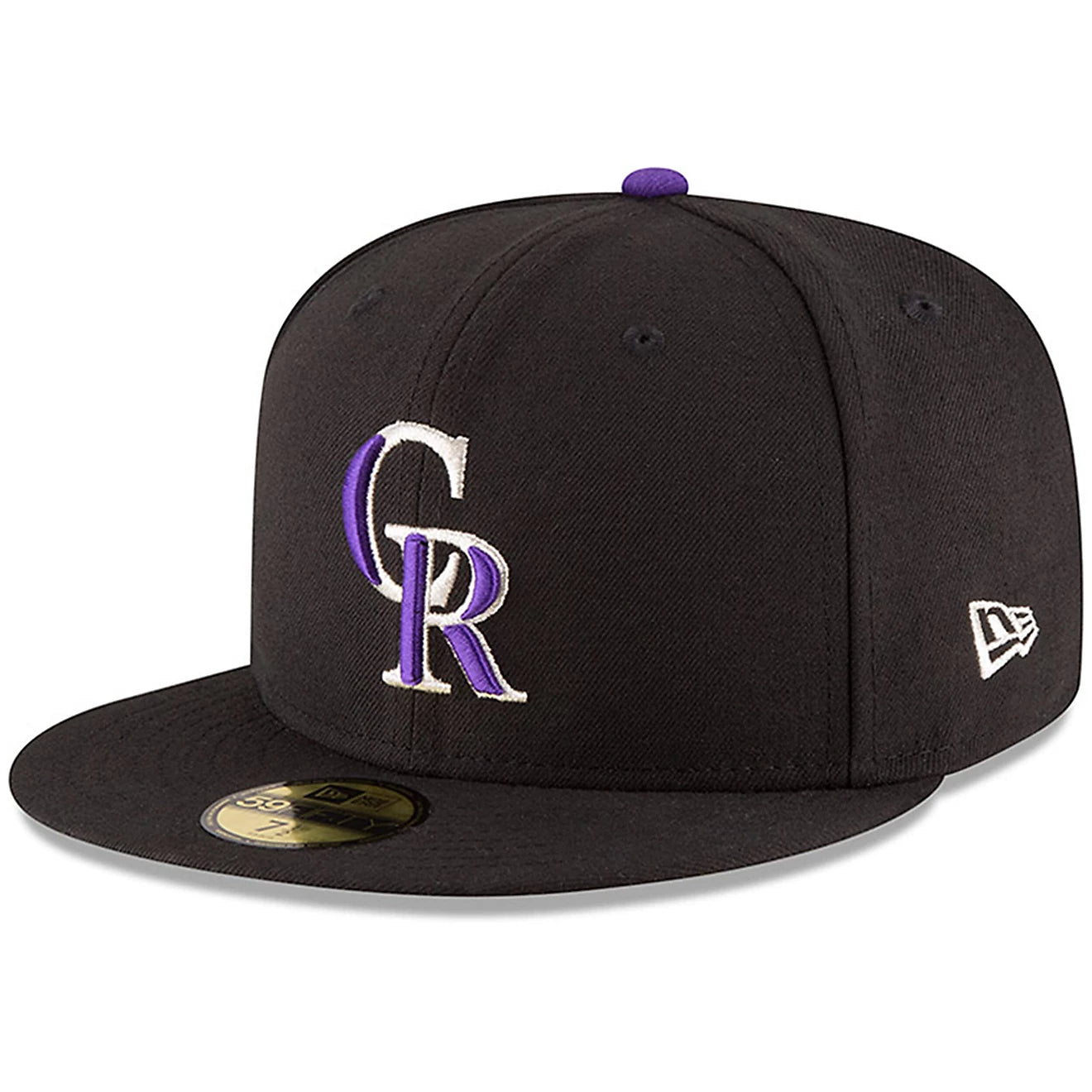 New Era 59Fifty Fitted  "Colorado Rockies" Black Purple 70365295