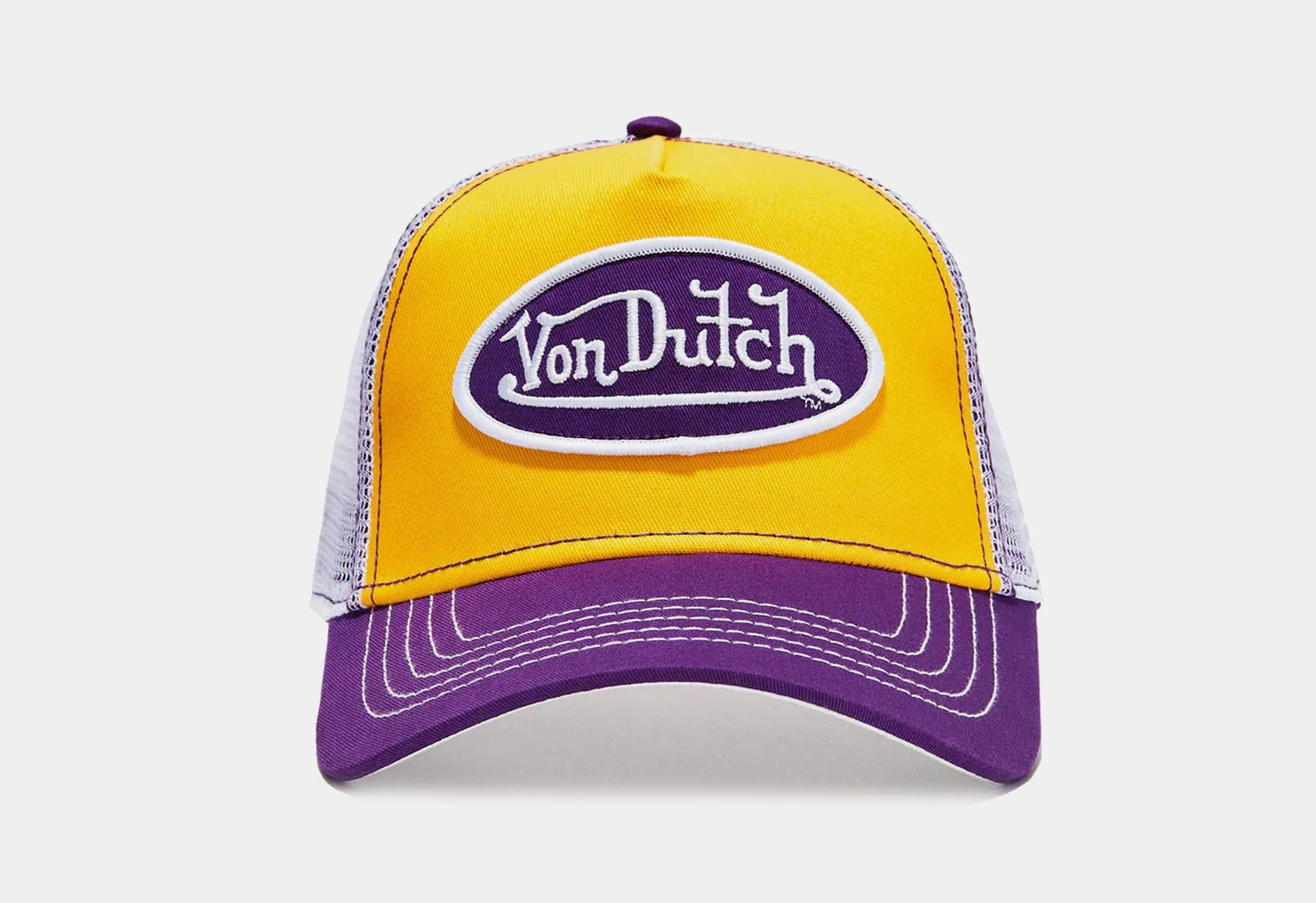 Von Dutch "Yellow Purple" 700 Trucker Hat