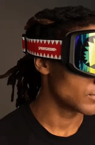 SPRAYGROUND SHARK GOGGLES WITH 3 INTERCHANGEABLE LENS