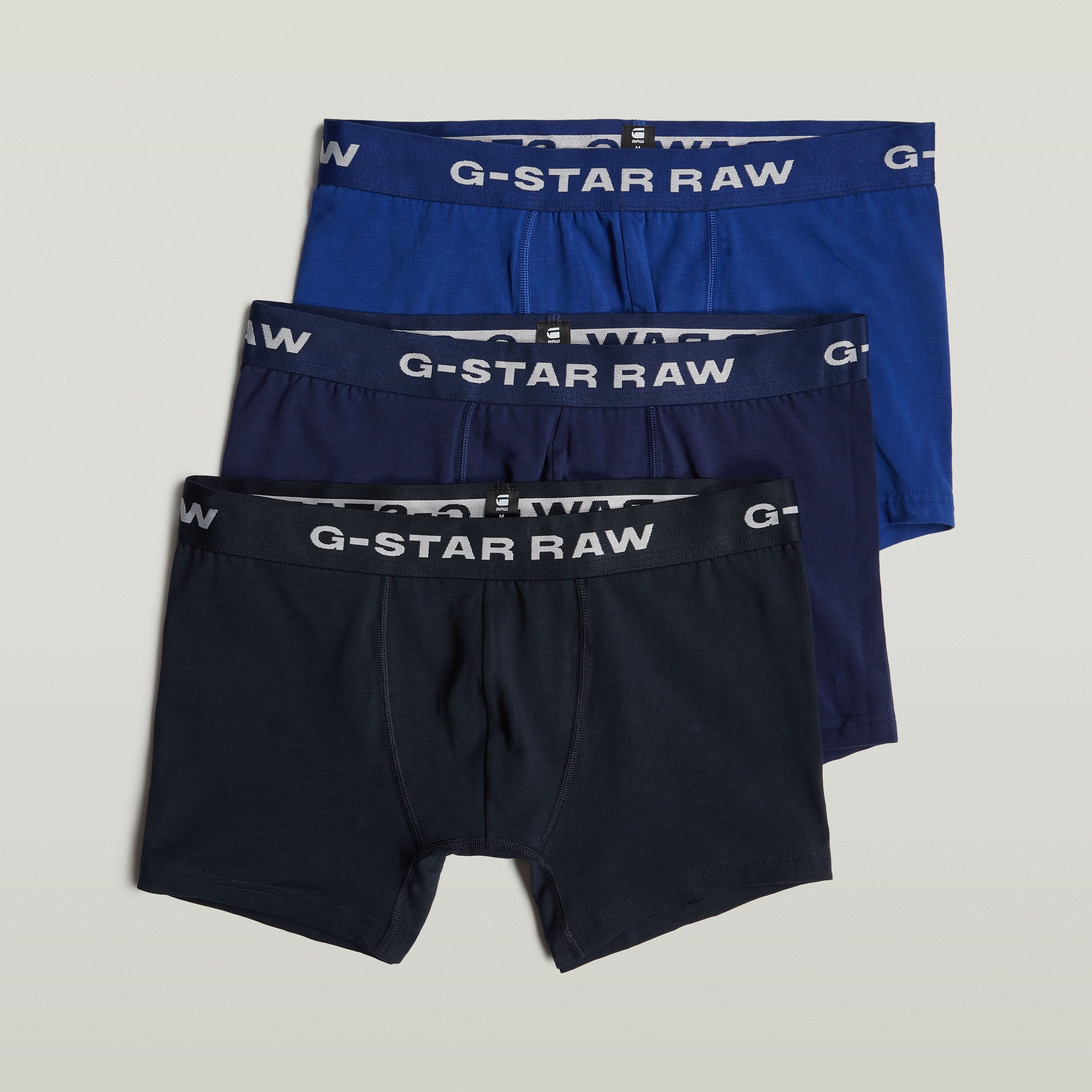 G-STAR RAW "boxer briefs 3 pack blue tone
