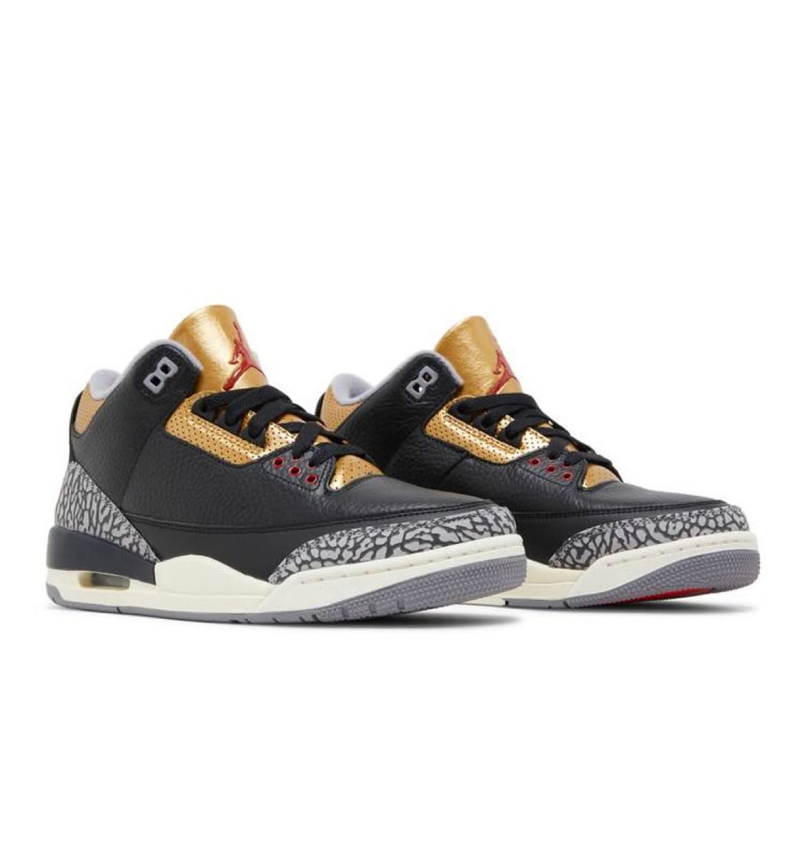 Air Jordan Retro 3 "Black Gold Cement"