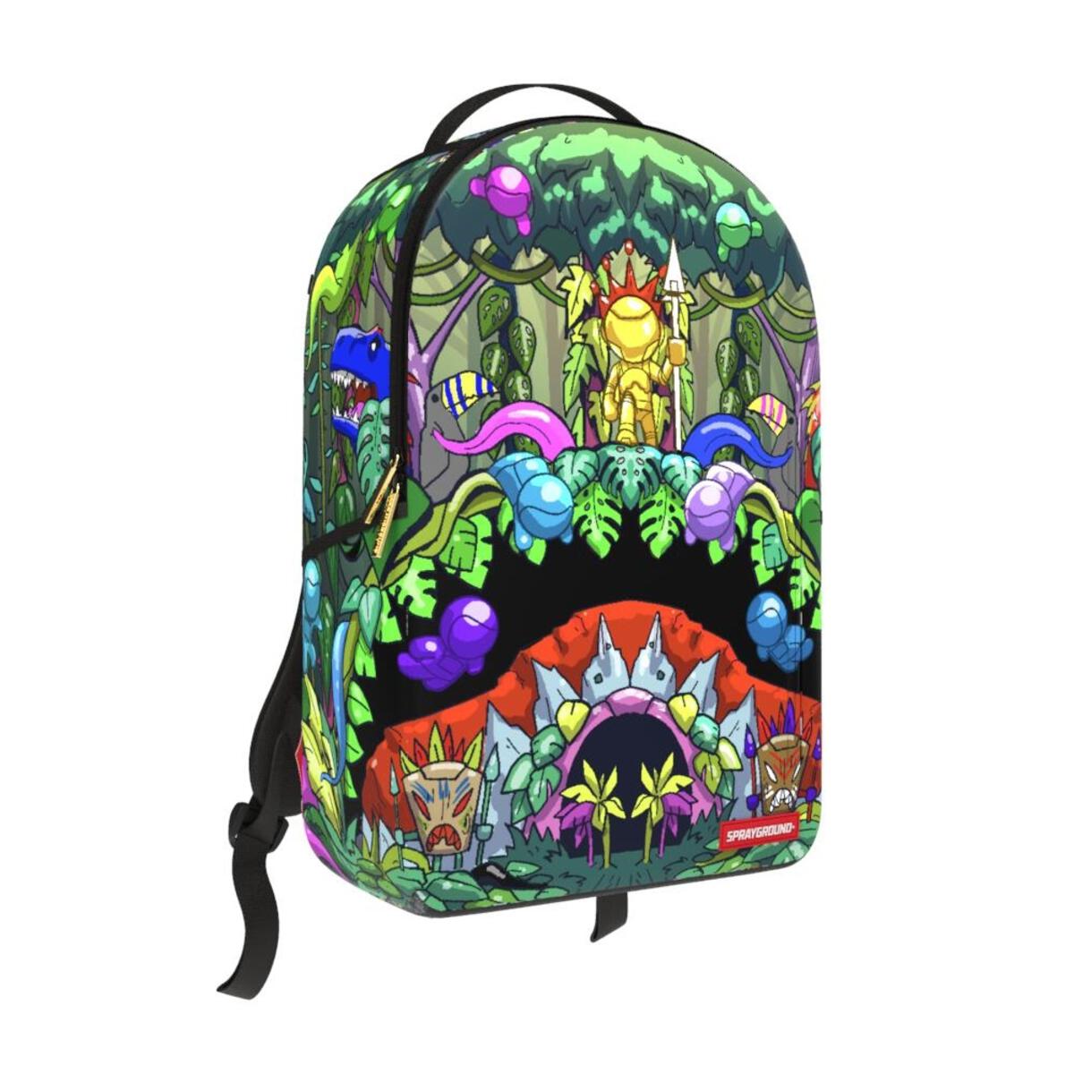 Sprayground" MIND TRI CRAZY SHARK DLXSR BACKPACK"