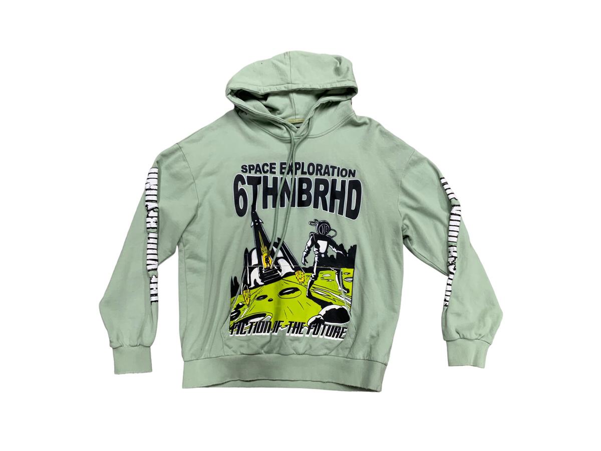 6th NBRHD "BEYOND" PULLOVER Hoodie (Green)