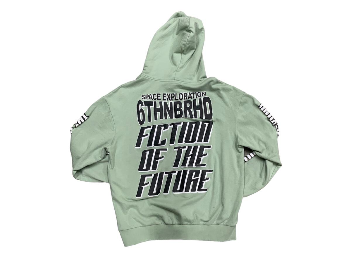 6th NBRHD "BEYOND" PULLOVER Hoodie (Green)