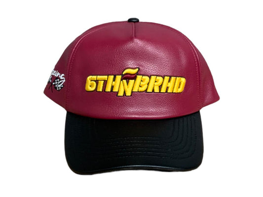 6th NBRHD ""SPEED" Trucker Hat (Burgundy)