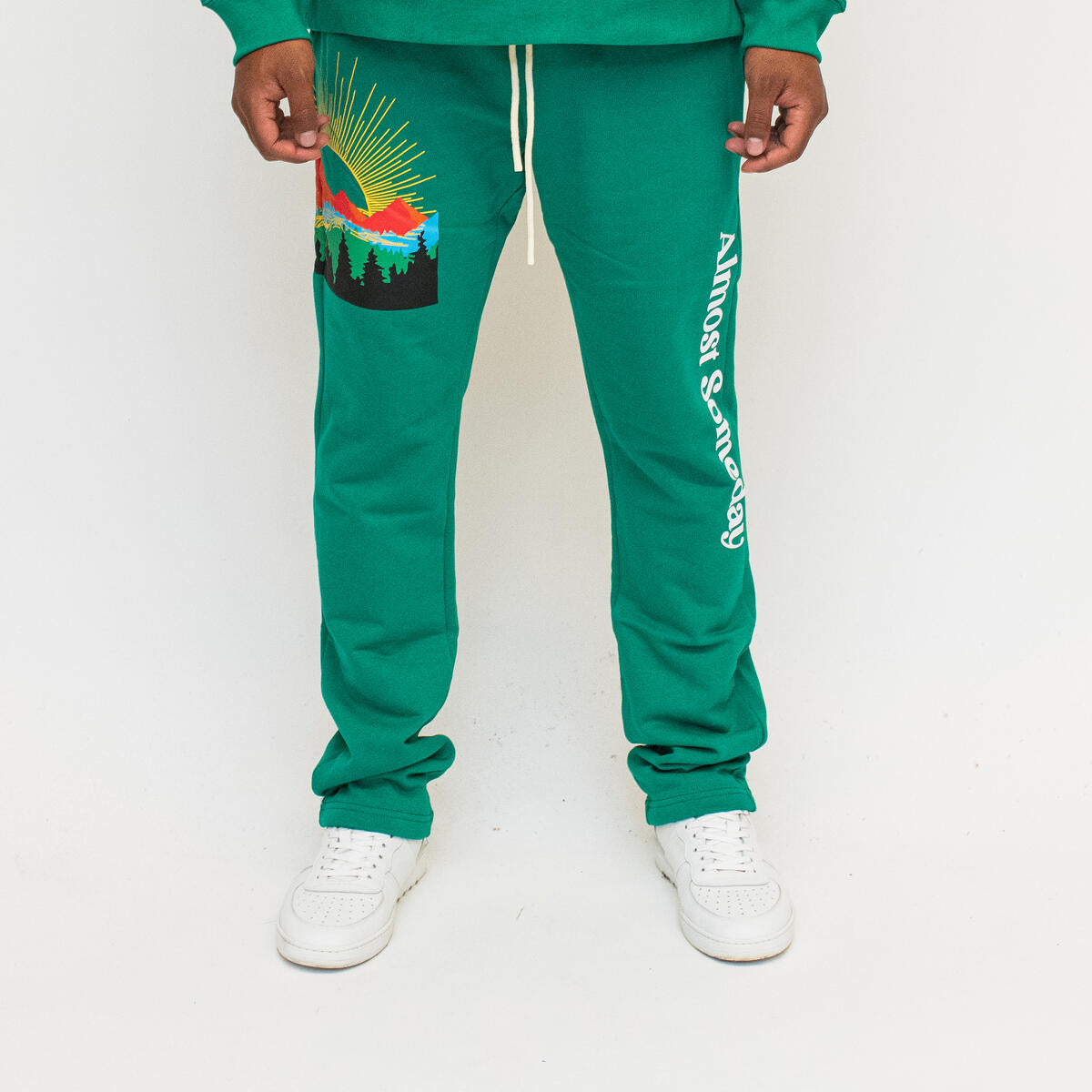 Almost Someday "Explorer Joggers" (Green)