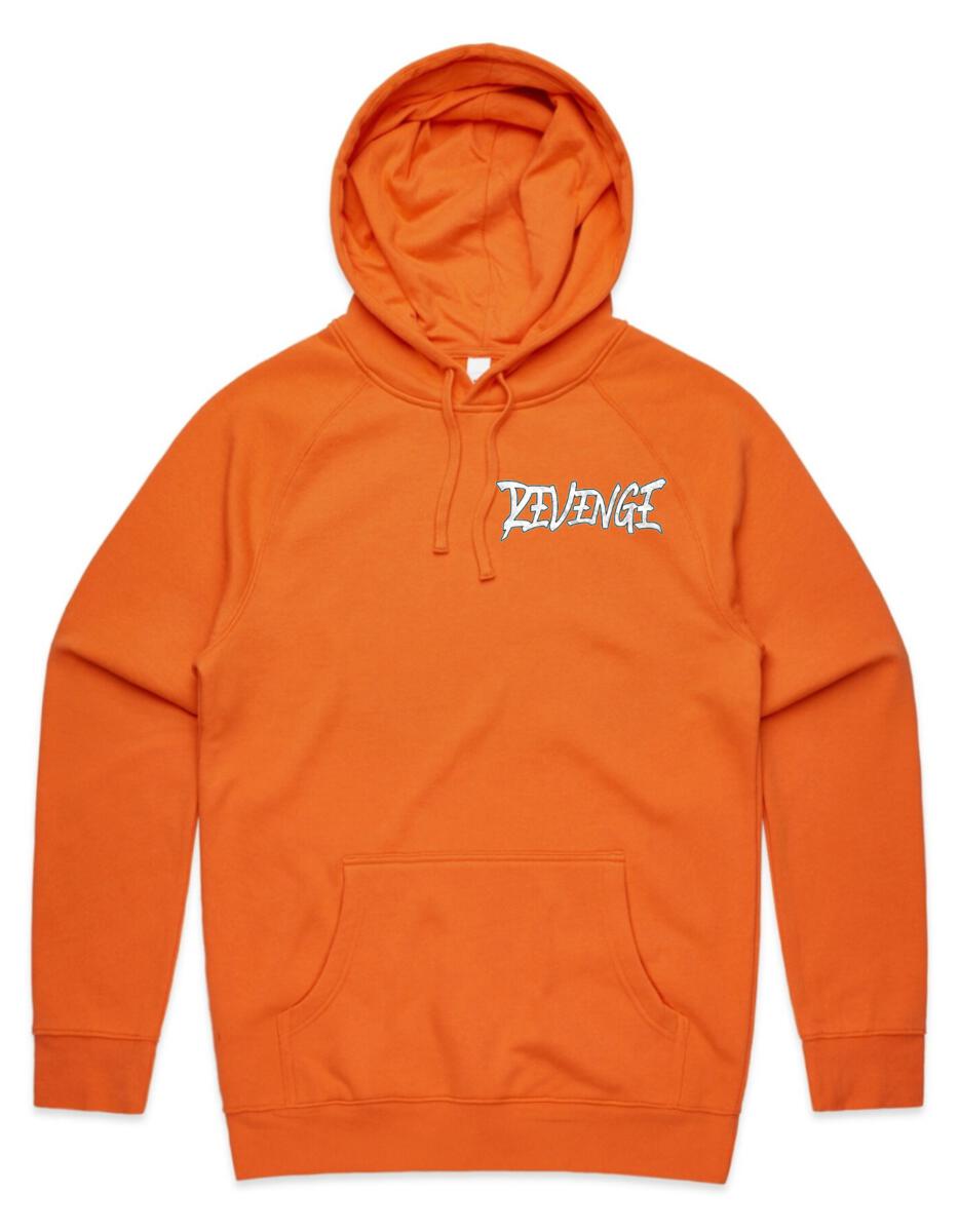 Murda Crue "Revenge" Hoodie (Orange)