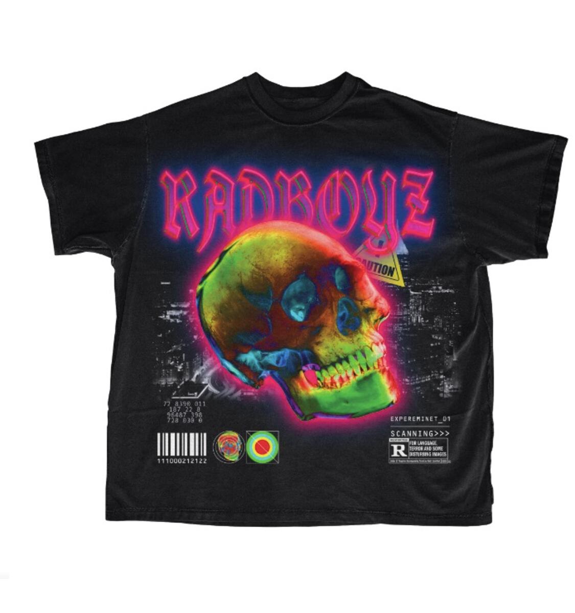 Rad Boyz “Skull” Tee (Black)