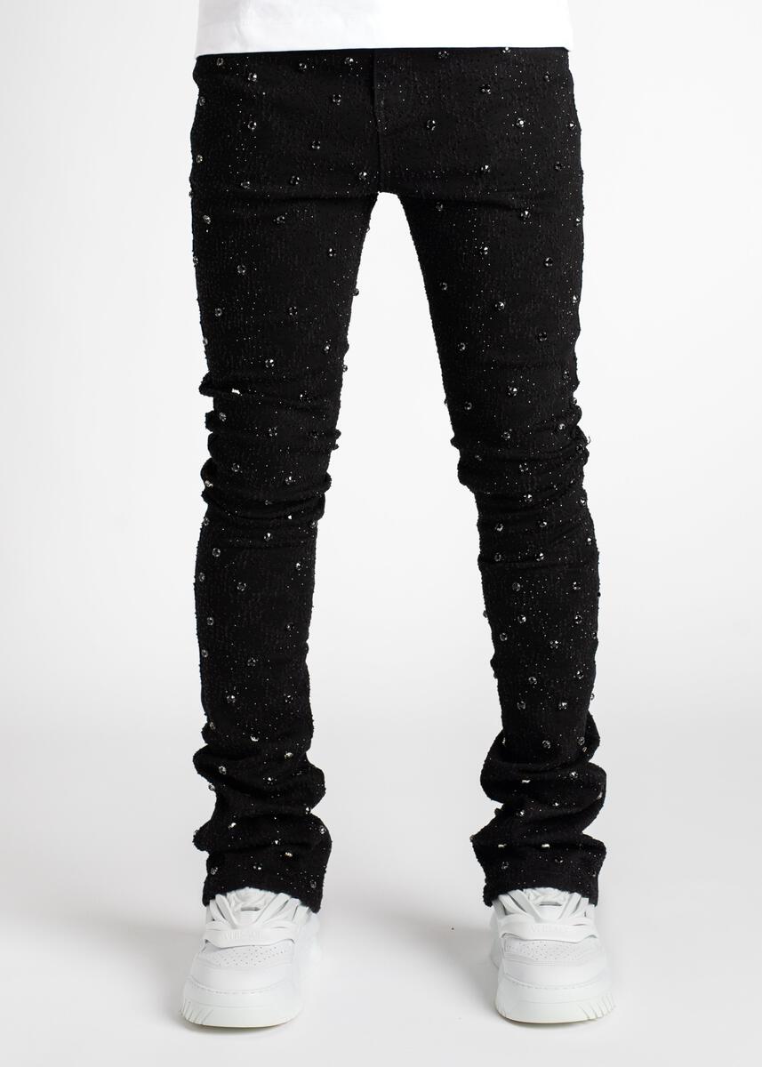 Guapi "All Black Embellished Denim"