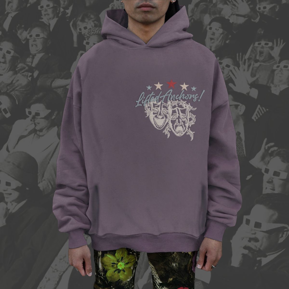 Lifted Anchors "CRY LATER" HOODIE (PURPLE)