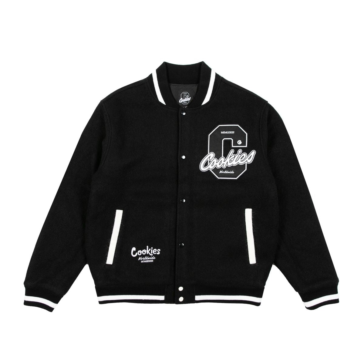 Cookies "Cultivators Melton Wool Letterman Jacket With Applique"