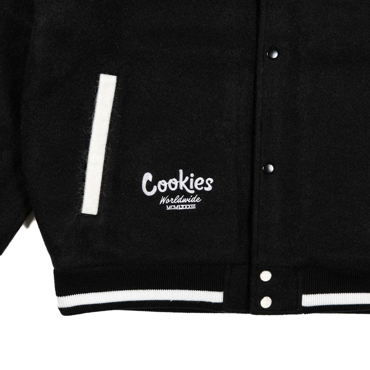 Cookies "Cultivators Melton Wool Letterman Jacket With Applique"