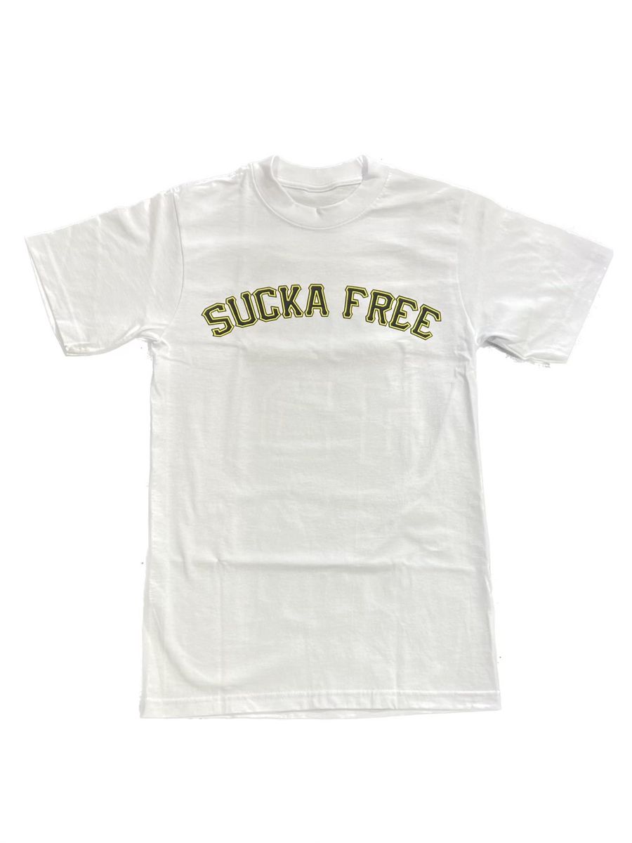 Sucka Free “Classic” Tee (Cream/Yellow)