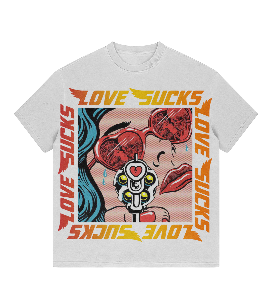 Love Sucks "Comic Tee"