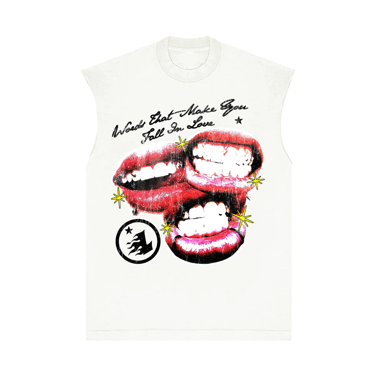 Lonely Hearts Club "Words That Make You Fall In Love Sleeveless T-Shirt"