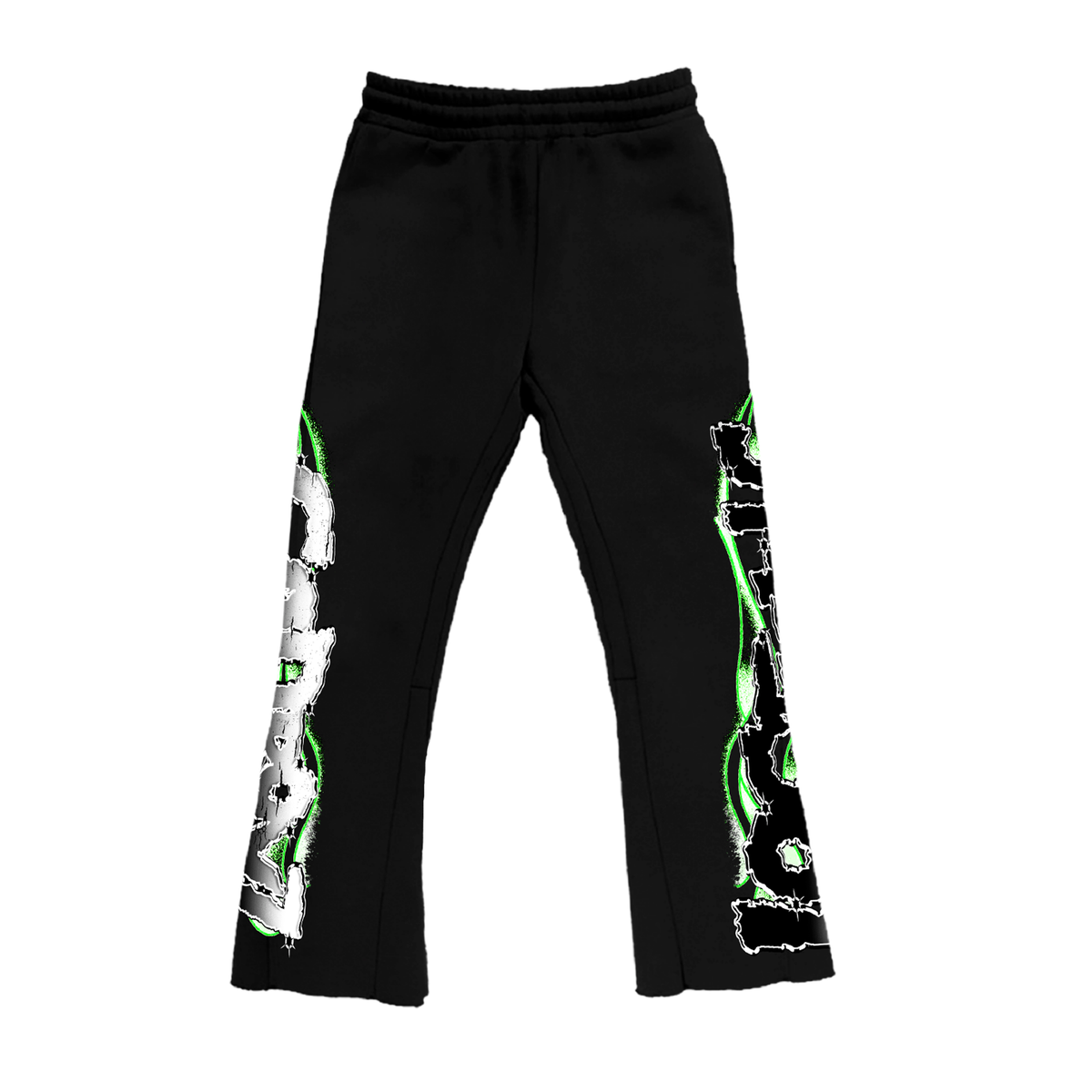 Lost In Hills x Sad Boys "Slime" LHSBJOGGERS004 STACKED SWEATPANTS