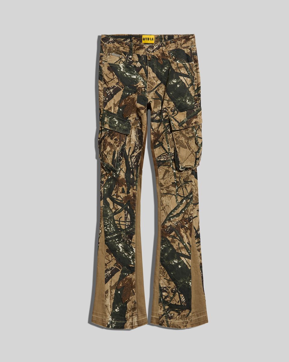 Gftd La “ DRAKE BROWN TREE PANTS"