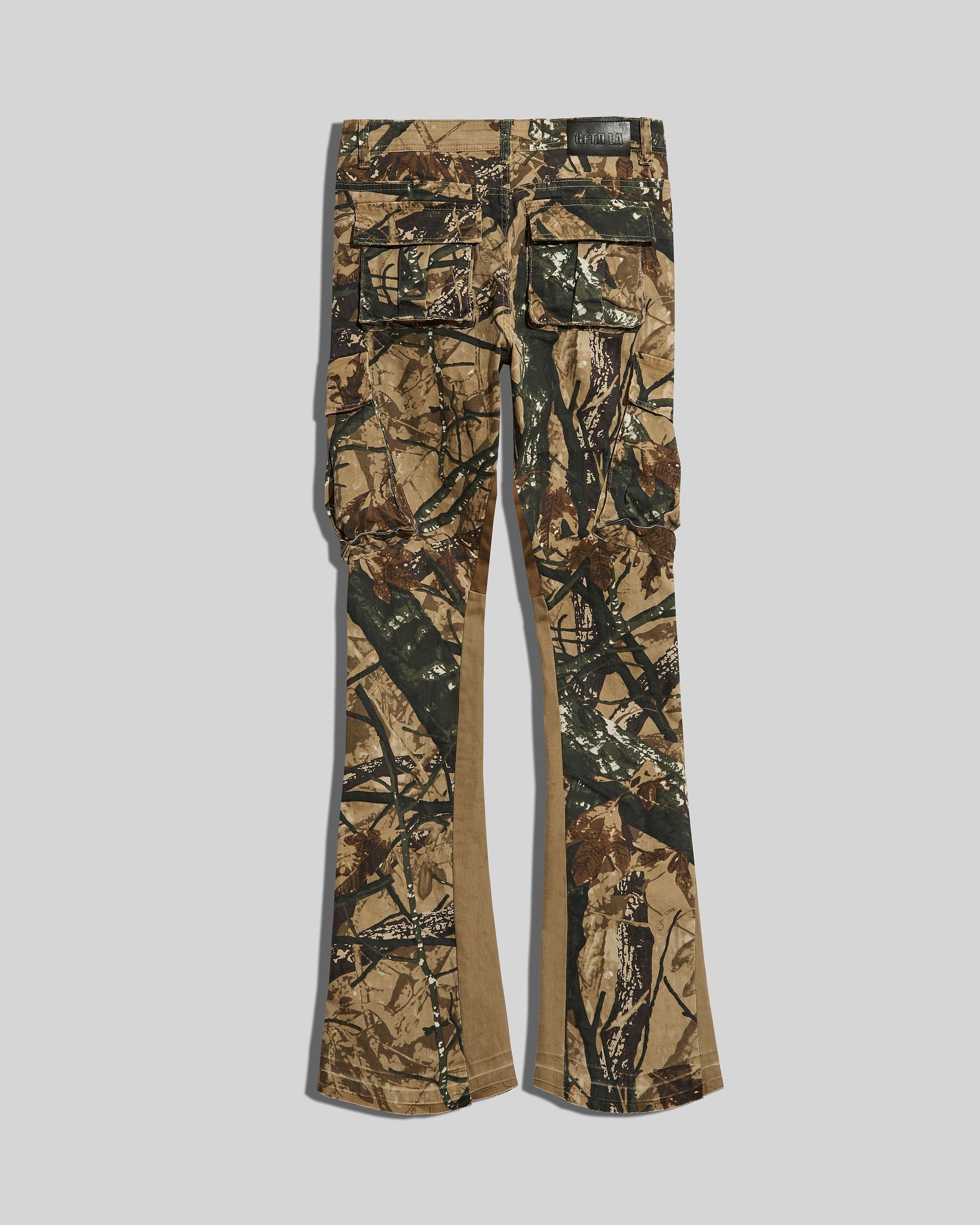 Gftd La “ DRAKE BROWN TREE PANTS"