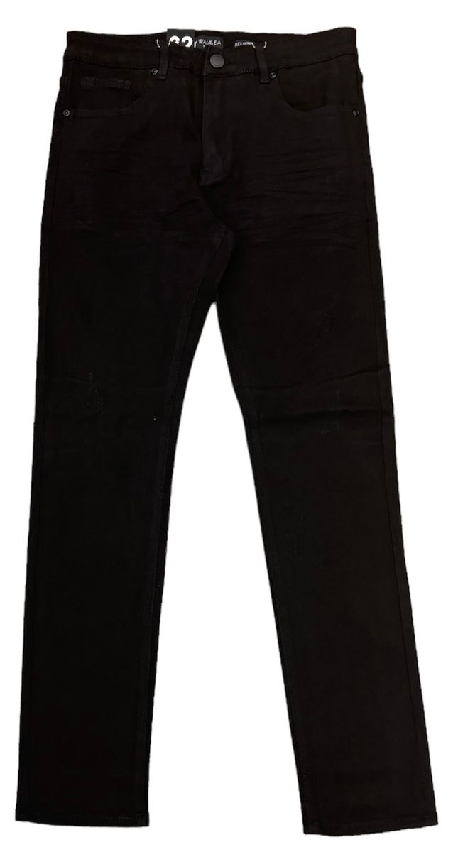 Waimea “Flex” Black Skinny Jeans