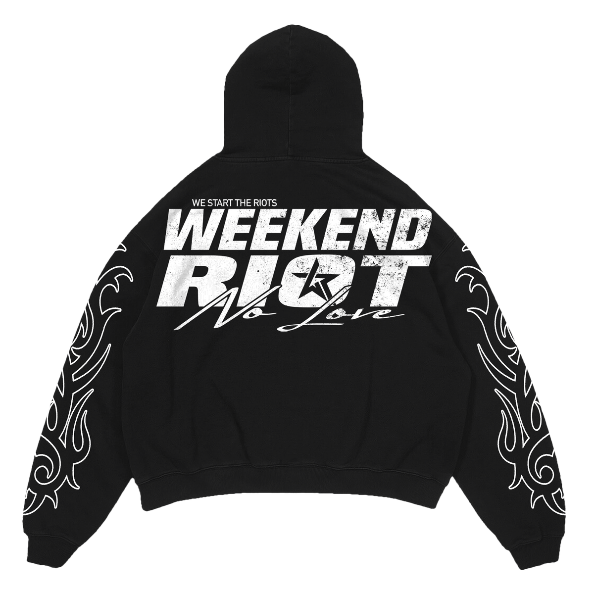 WKND RIOT "GET MONEY NO LOVE HOODY BLACK"