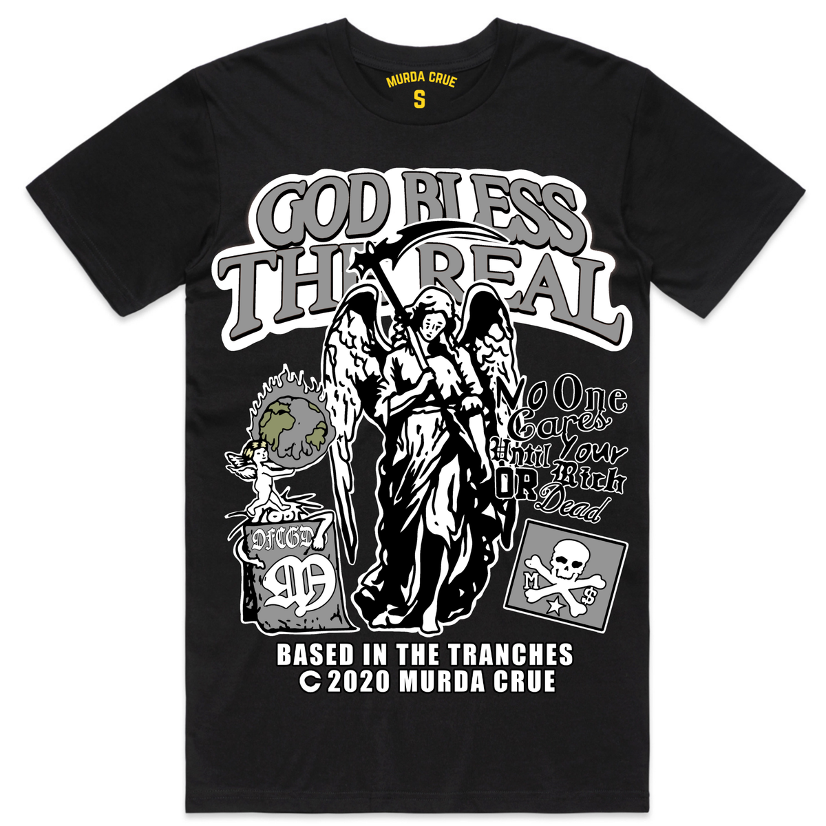 Murda Crue "God Bless" Tee (Black)